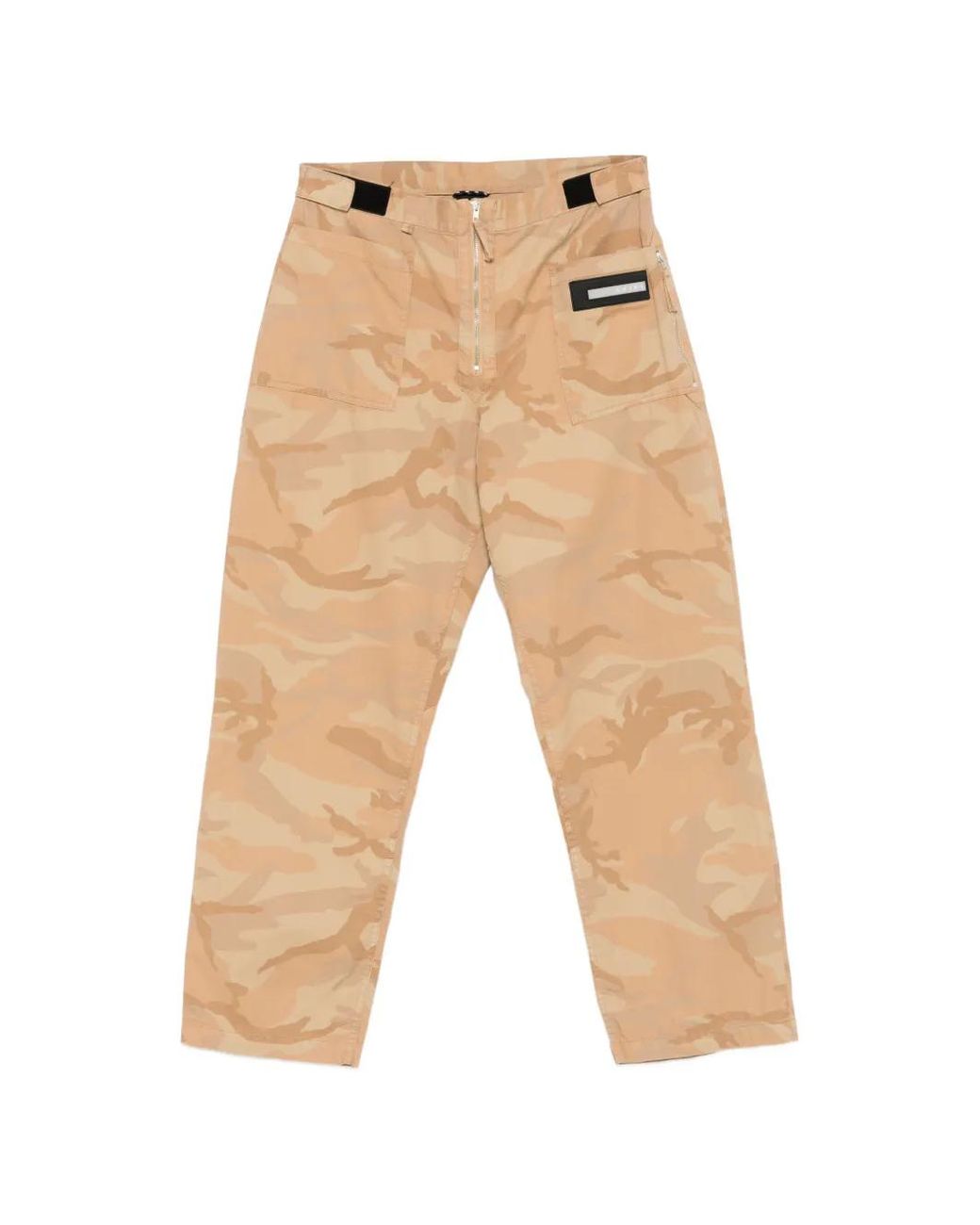 Aries Natural Camo-Print Over-Dyed Trousers for men