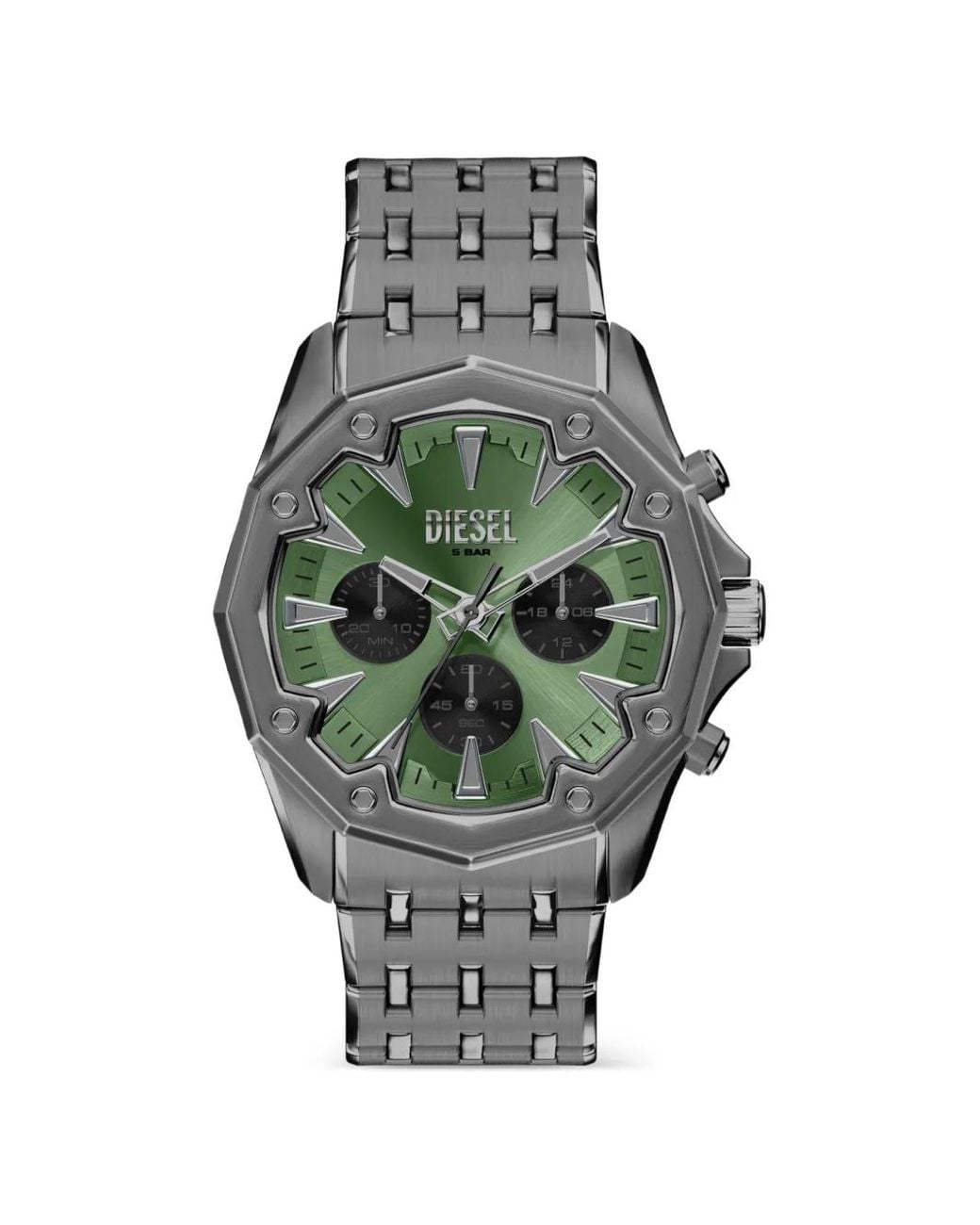 DIESEL Gray Stinger Chronograph 46Mm Watch for men