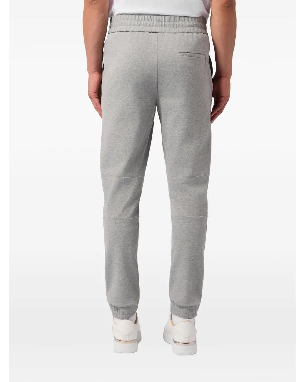 Philipp Plein Gray Fleece Jogging Trousers for men