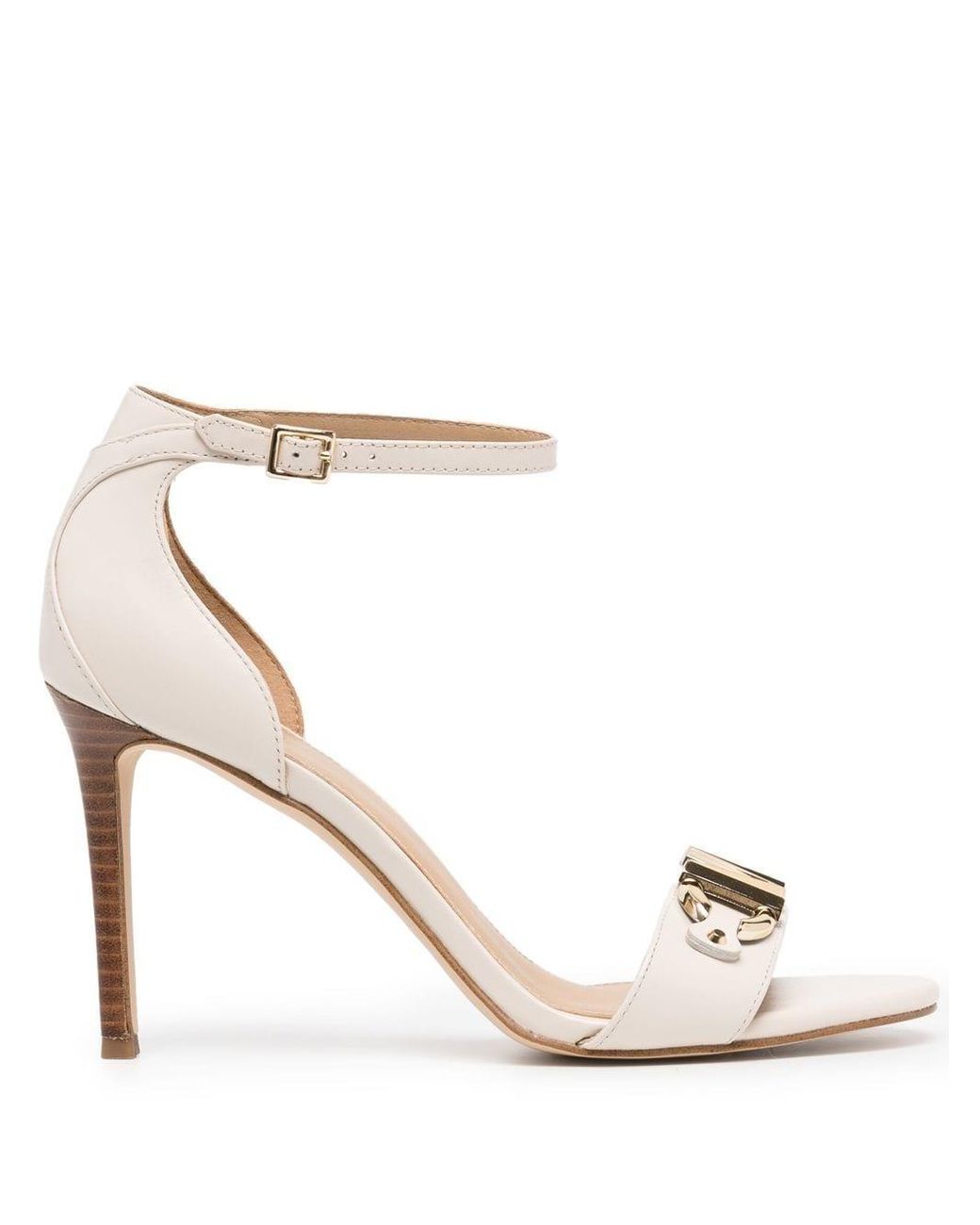 Michael kors cheap white heel sandals