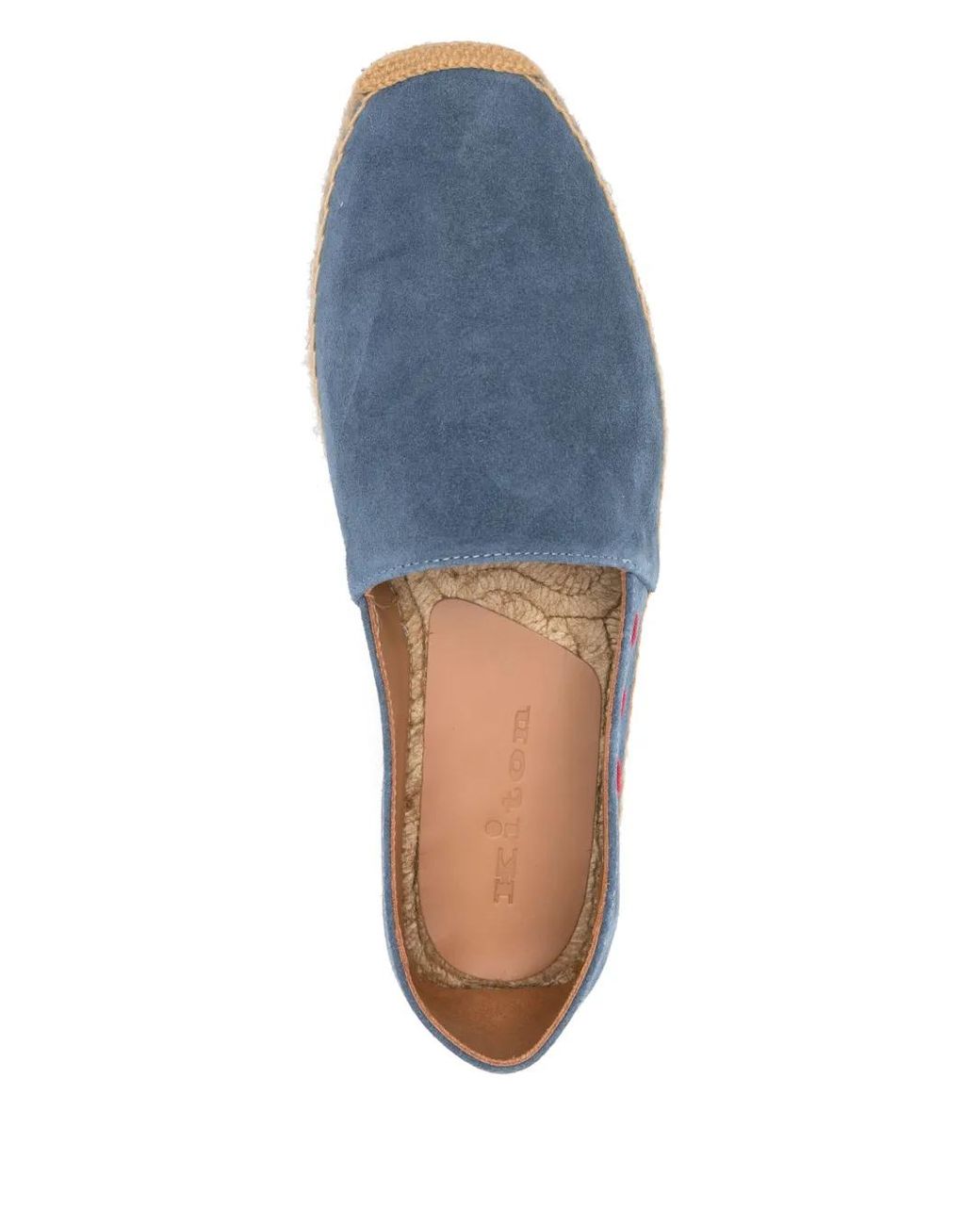 Kiton Blue Suede Espadrilles for men