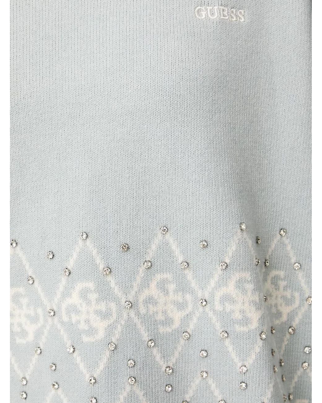 Guess Gray Pullover Mit 4G-Logo