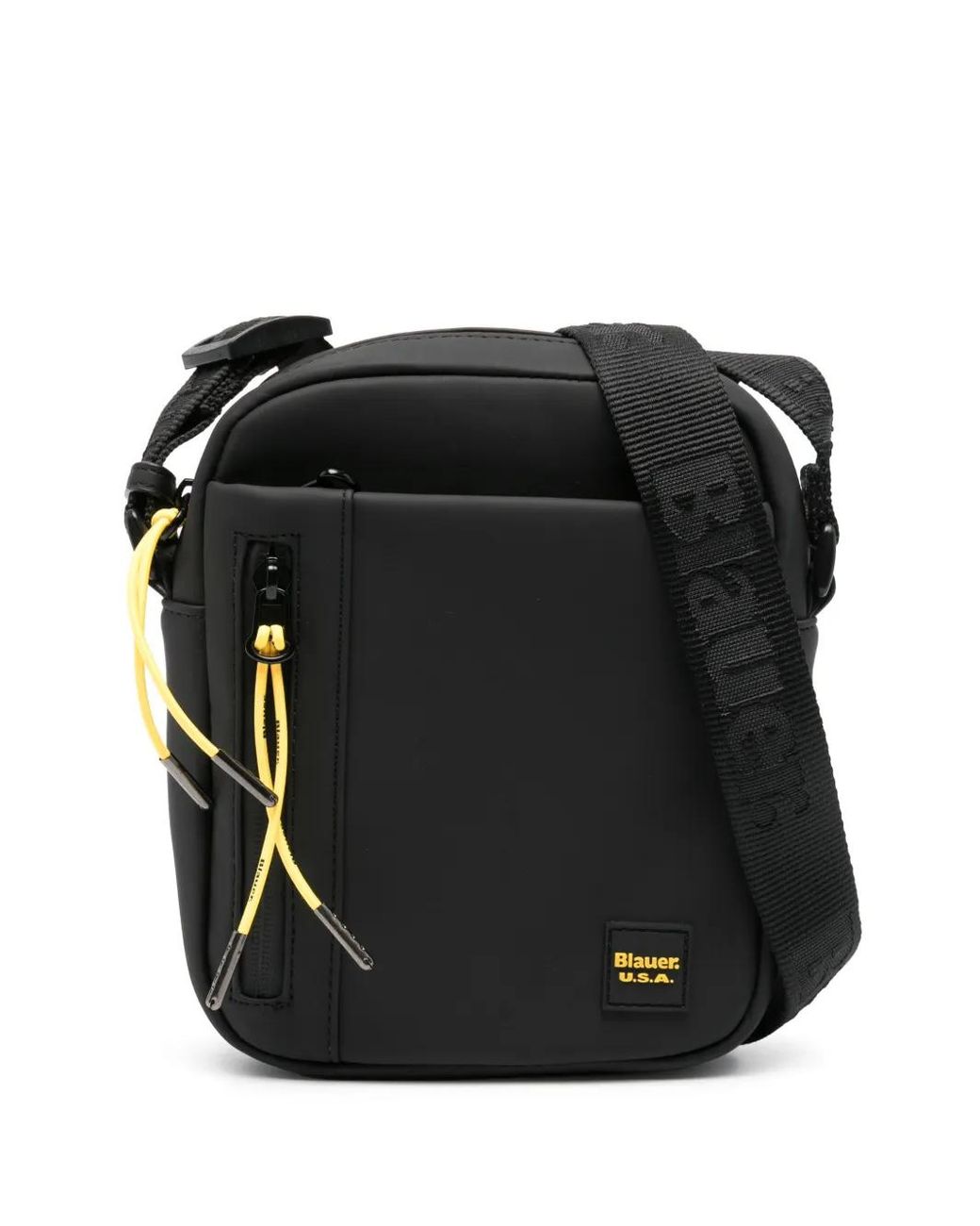 Blauer Jerry03 Kuriertasche in Black für Herren