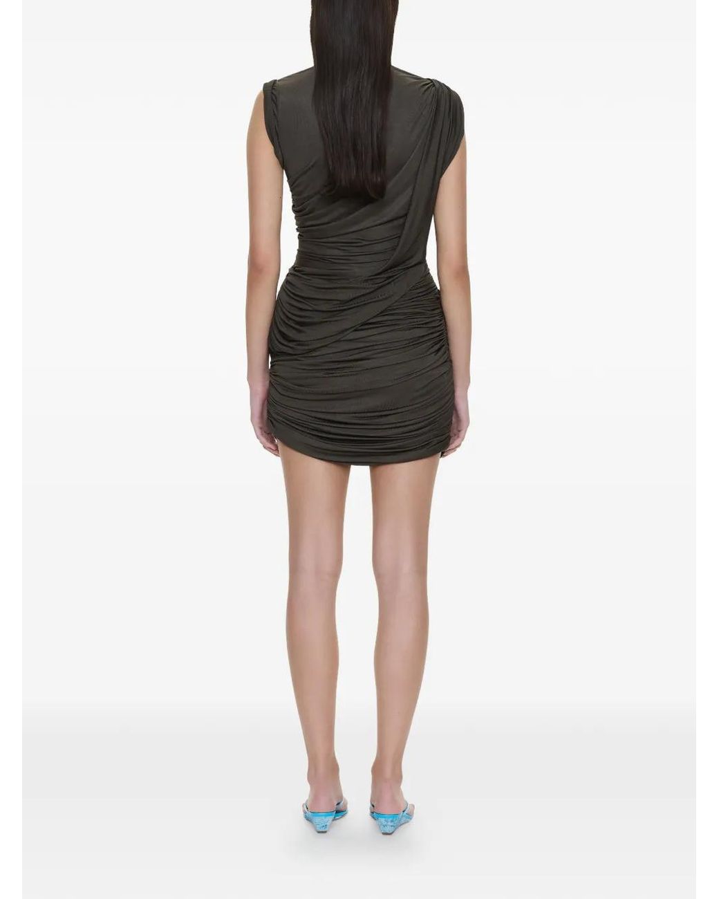 Christopher Esber Black Twisted Mini Dress
