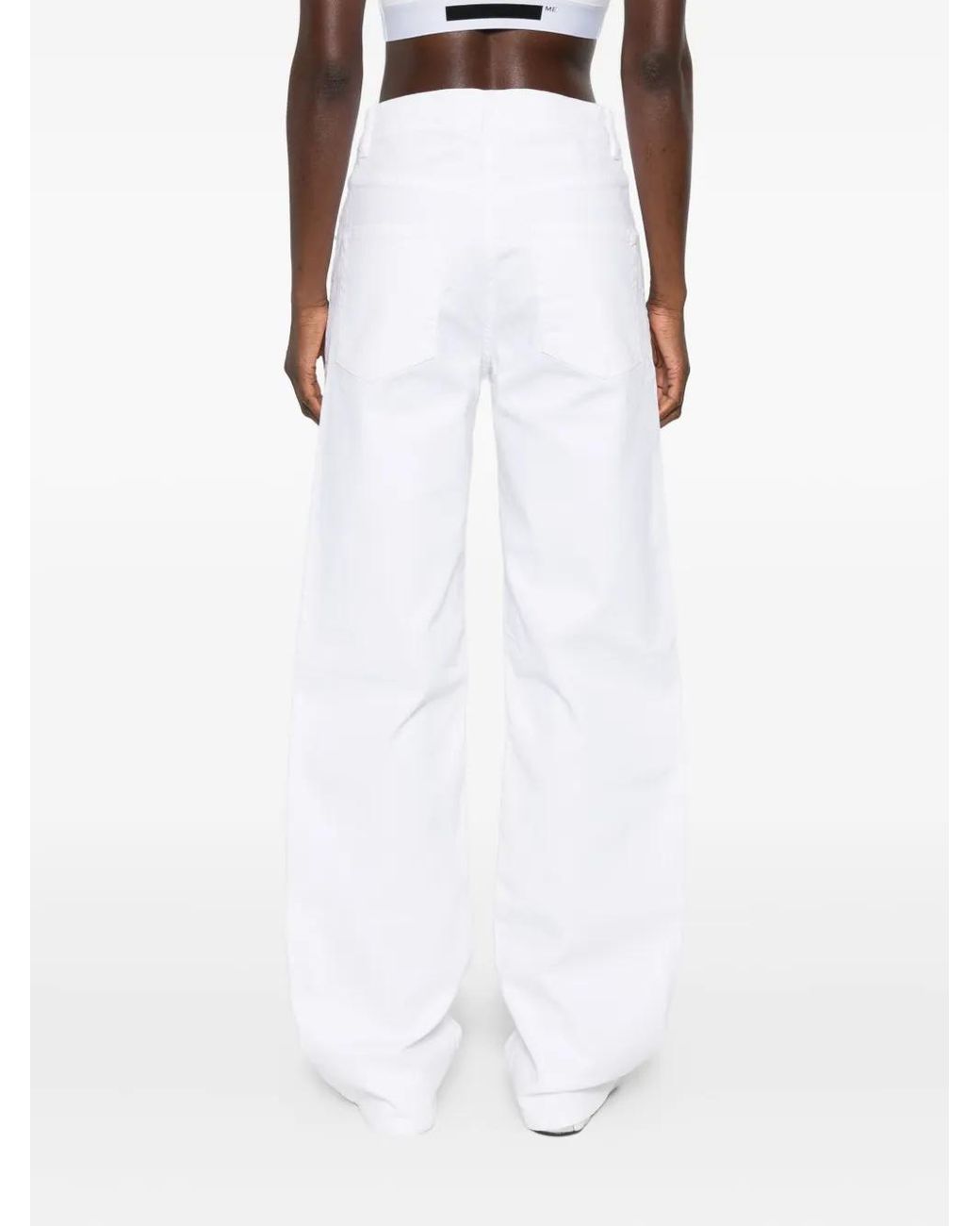 MEDEA Straight Jeans in het White