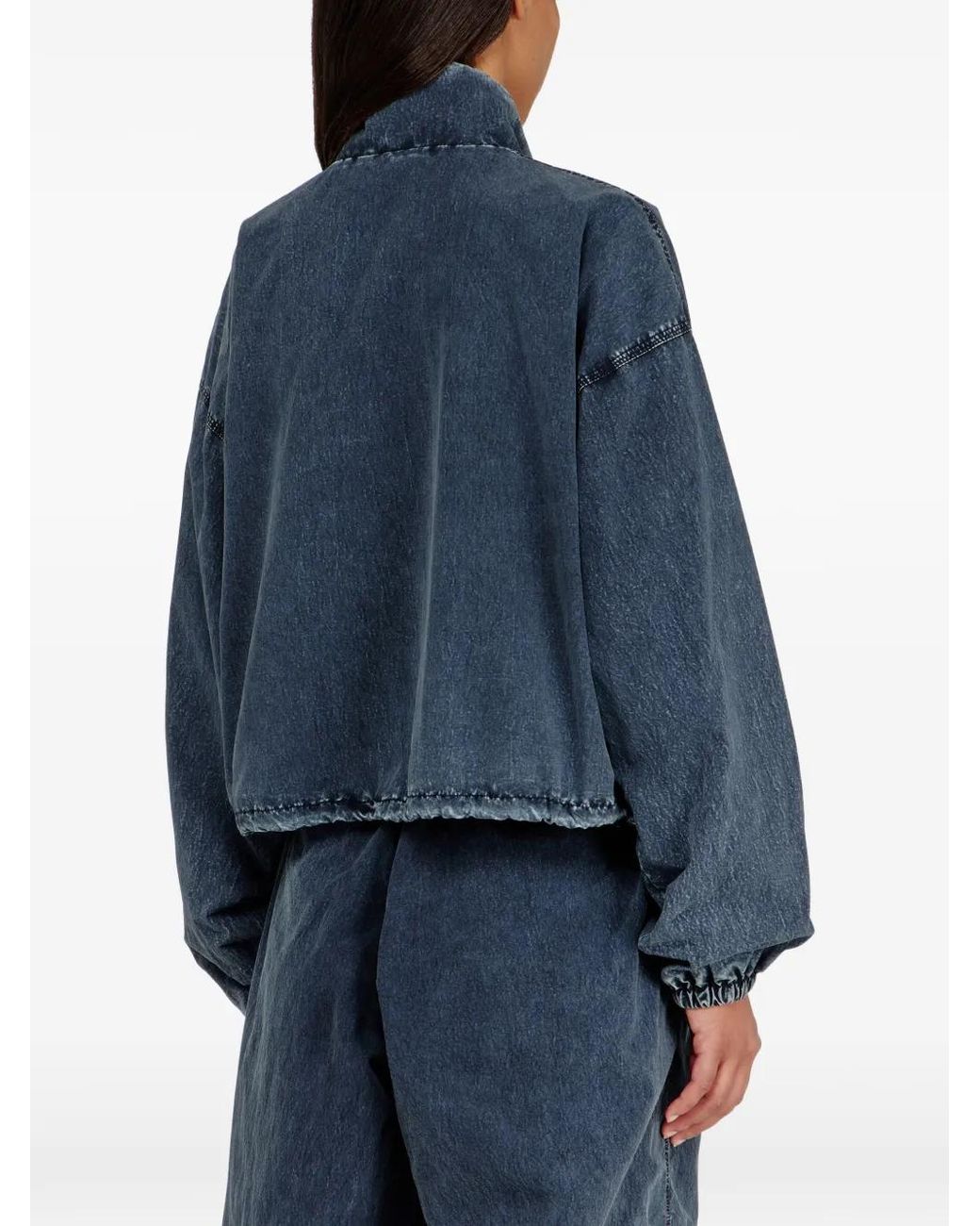 DIESEL Blue Windbreaker Jacket