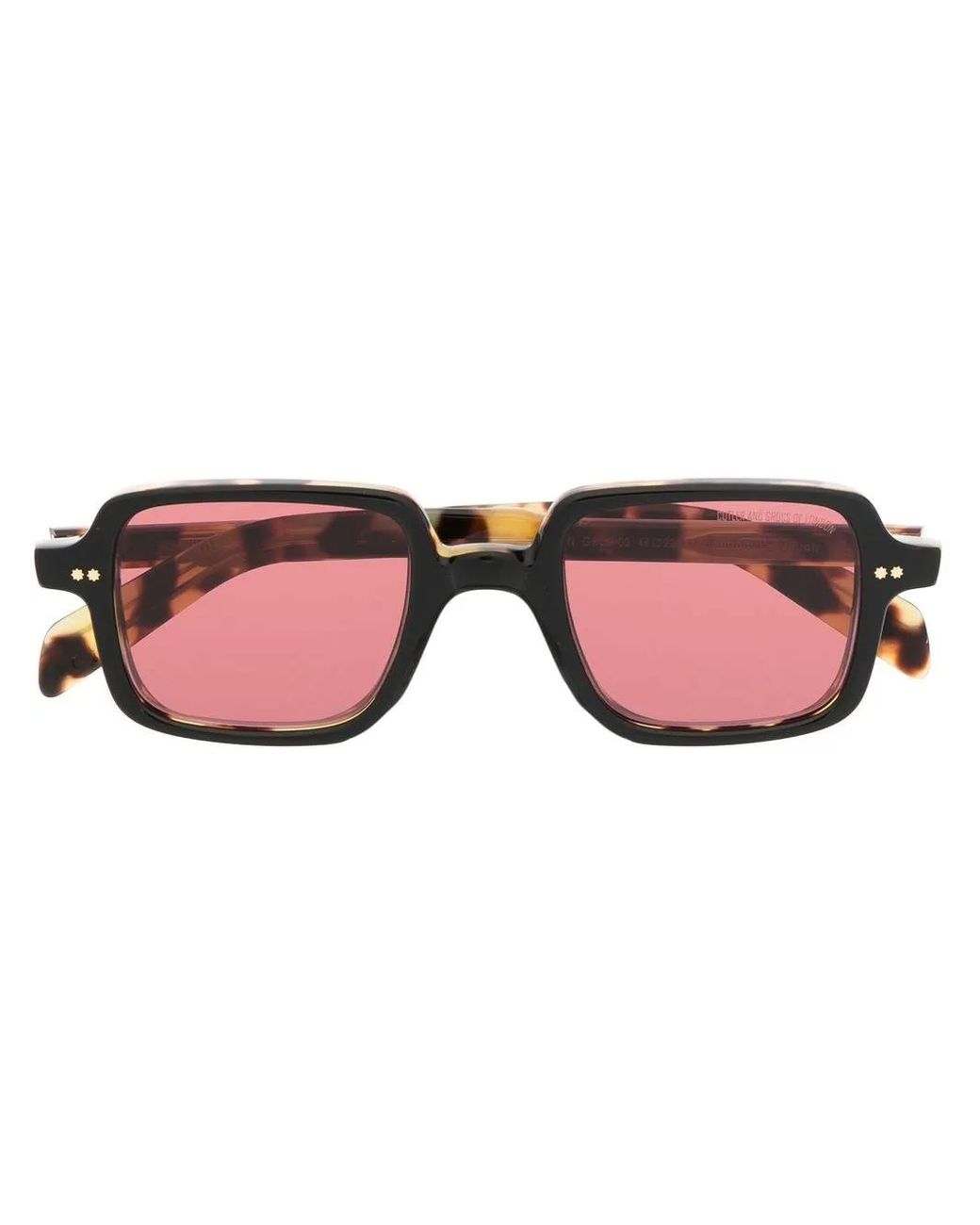 Cutler & Gross Pink Square-Frame Sunglasses