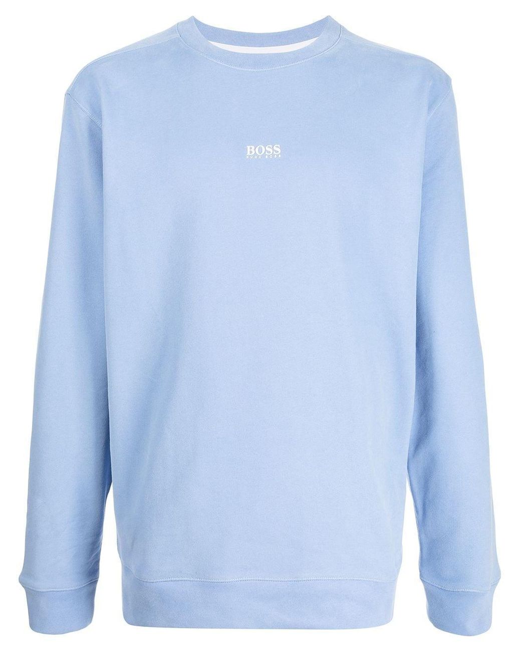 BOSS Hommes Salbo 1 Sweat Slim Fit avec Logo brodé