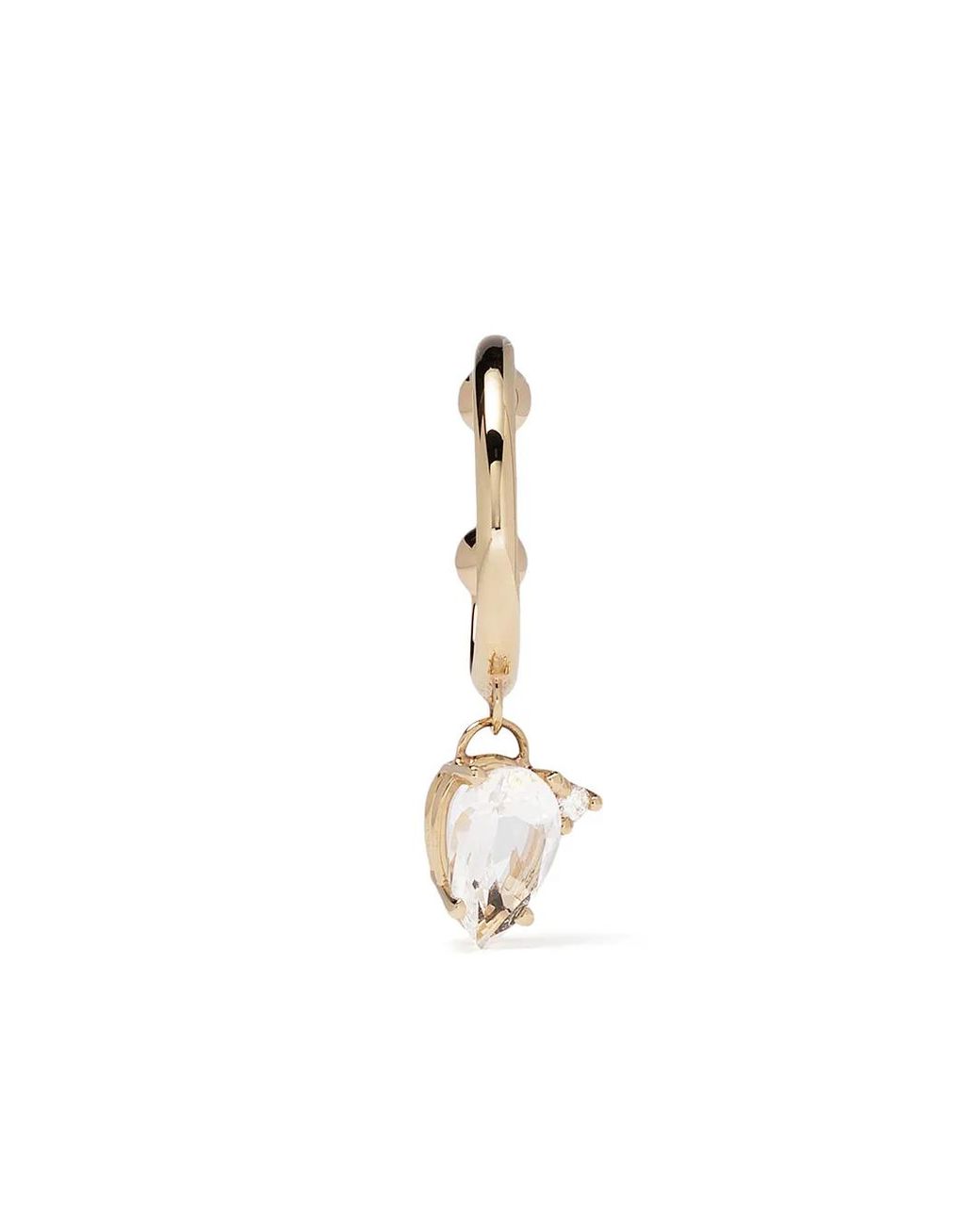 Mizuki Multicolor 14Kt Sea Of Beauty Diamond And Topaz Single Earcuff