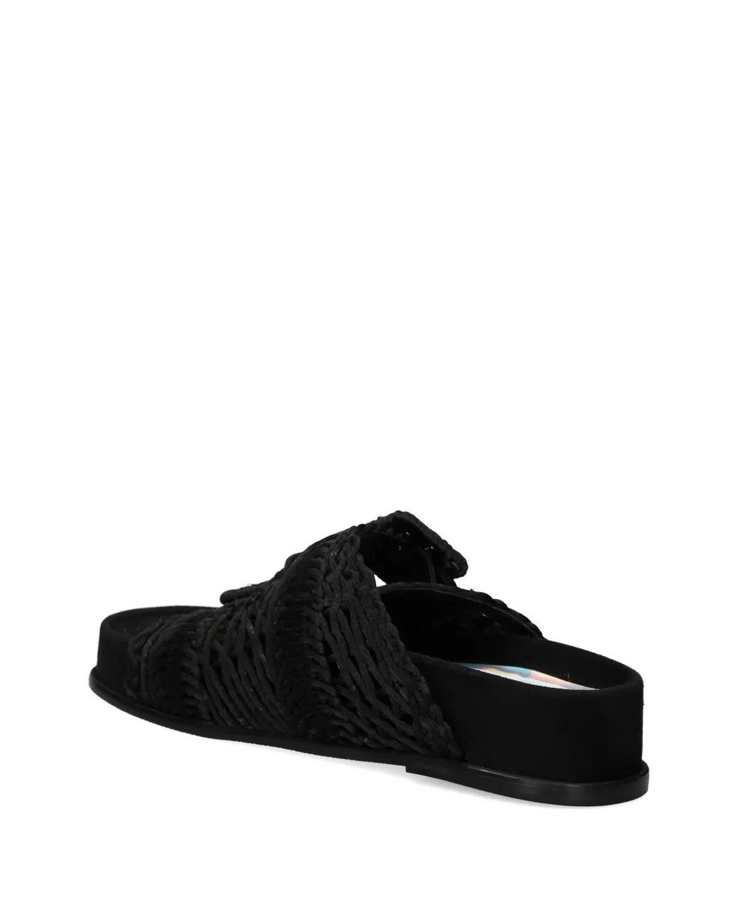 Sandales À Boucle Ras en coloris Black