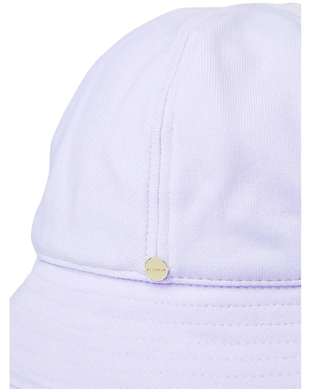 Flapper White Logo-Plaque Bucket Hat