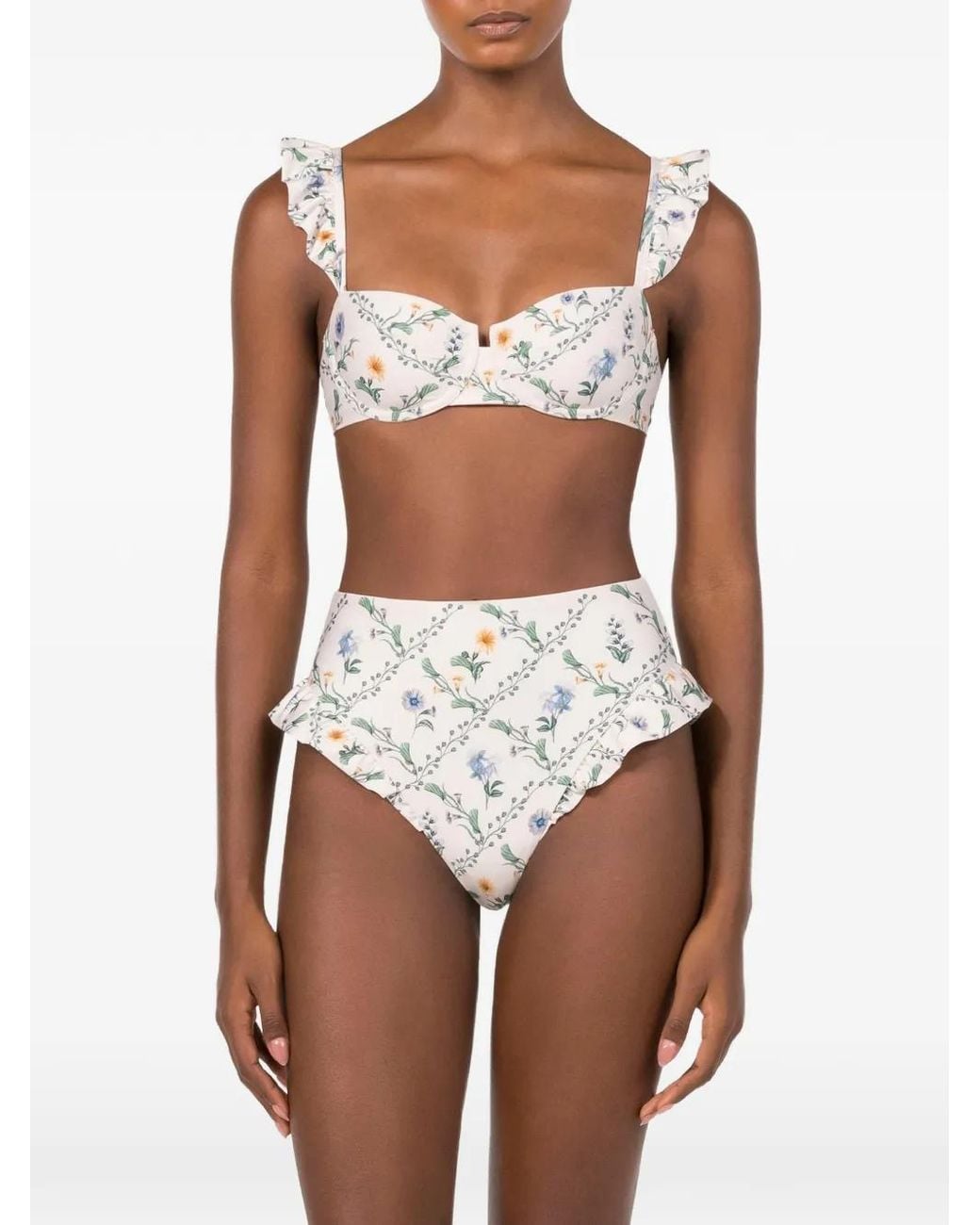 Agua Bendita White Jengibre Brisa Bikini Bottoms