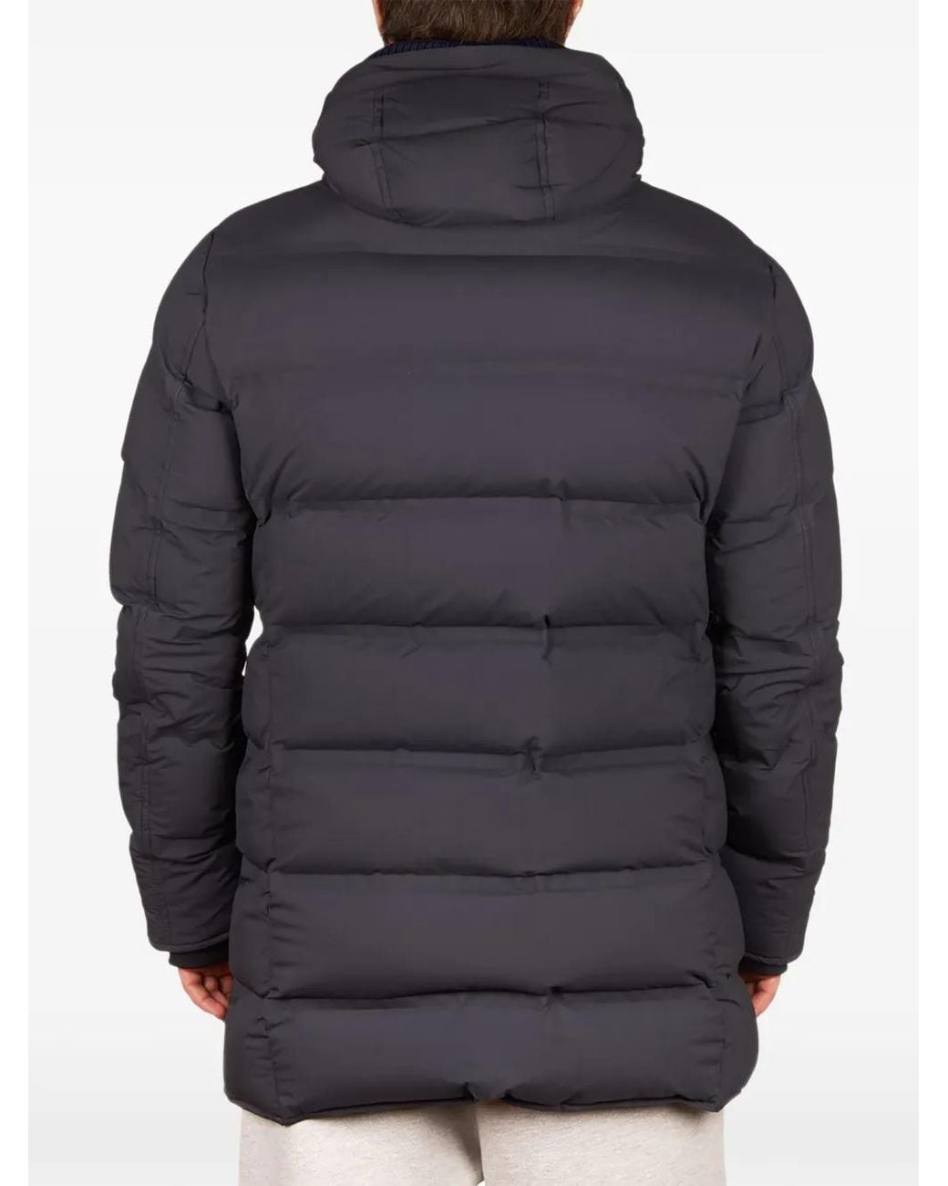 KIRED Gray Padded Hooded Jacket for men