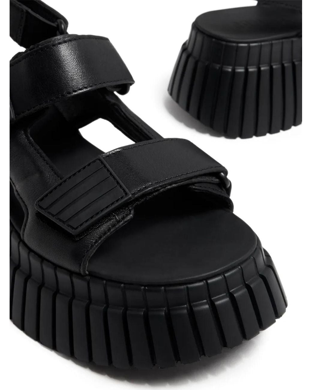 Camper Black Bcn Platform Sandals