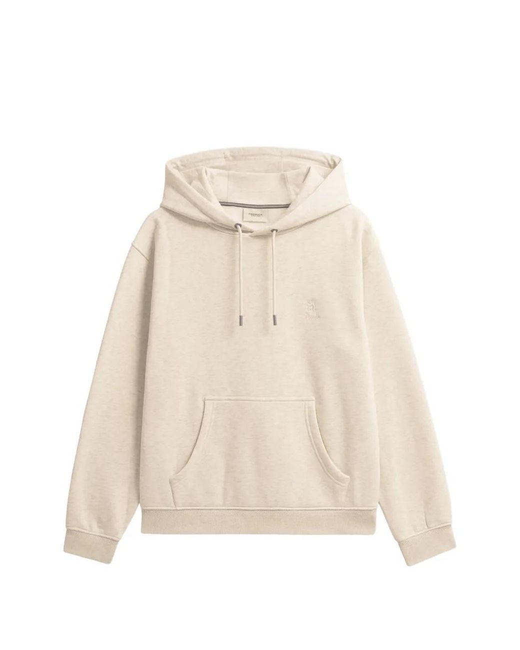 Pringle of Scotland Natural Logo-Embroidered Drawstring Hoodie