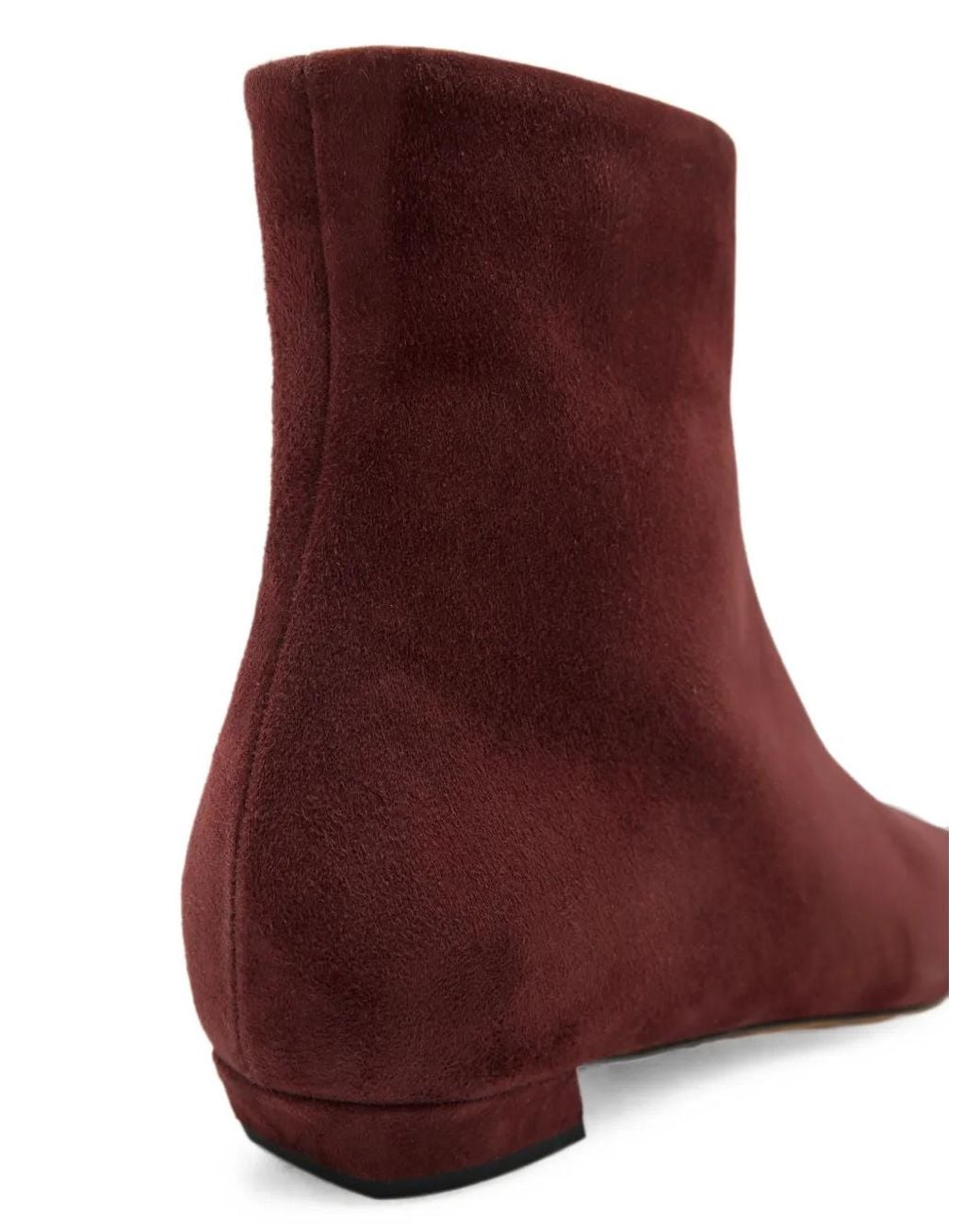 Proenza Schouler Red Trap Flat Ankle Boots