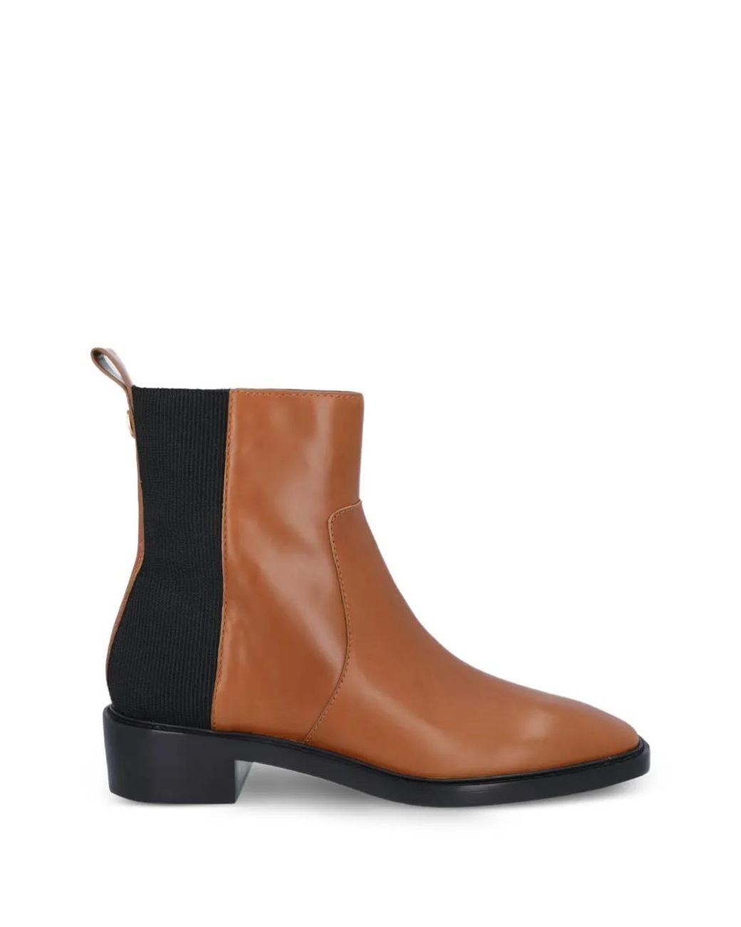 Tory Burch Brown Round-Toe Boots