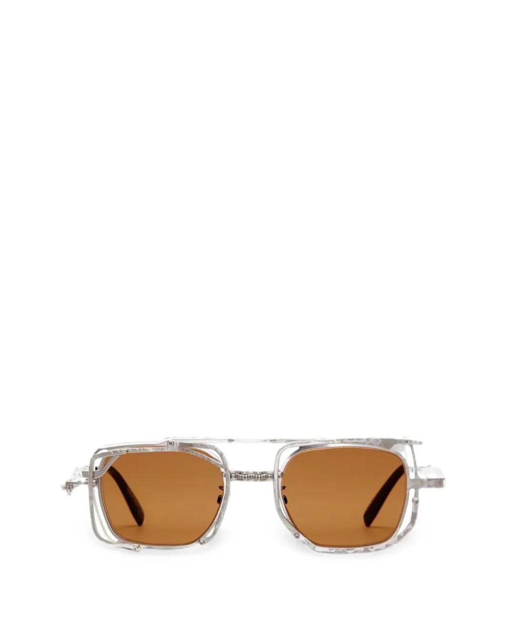 Kuboraum Metallic Square-Frame Sunglasses