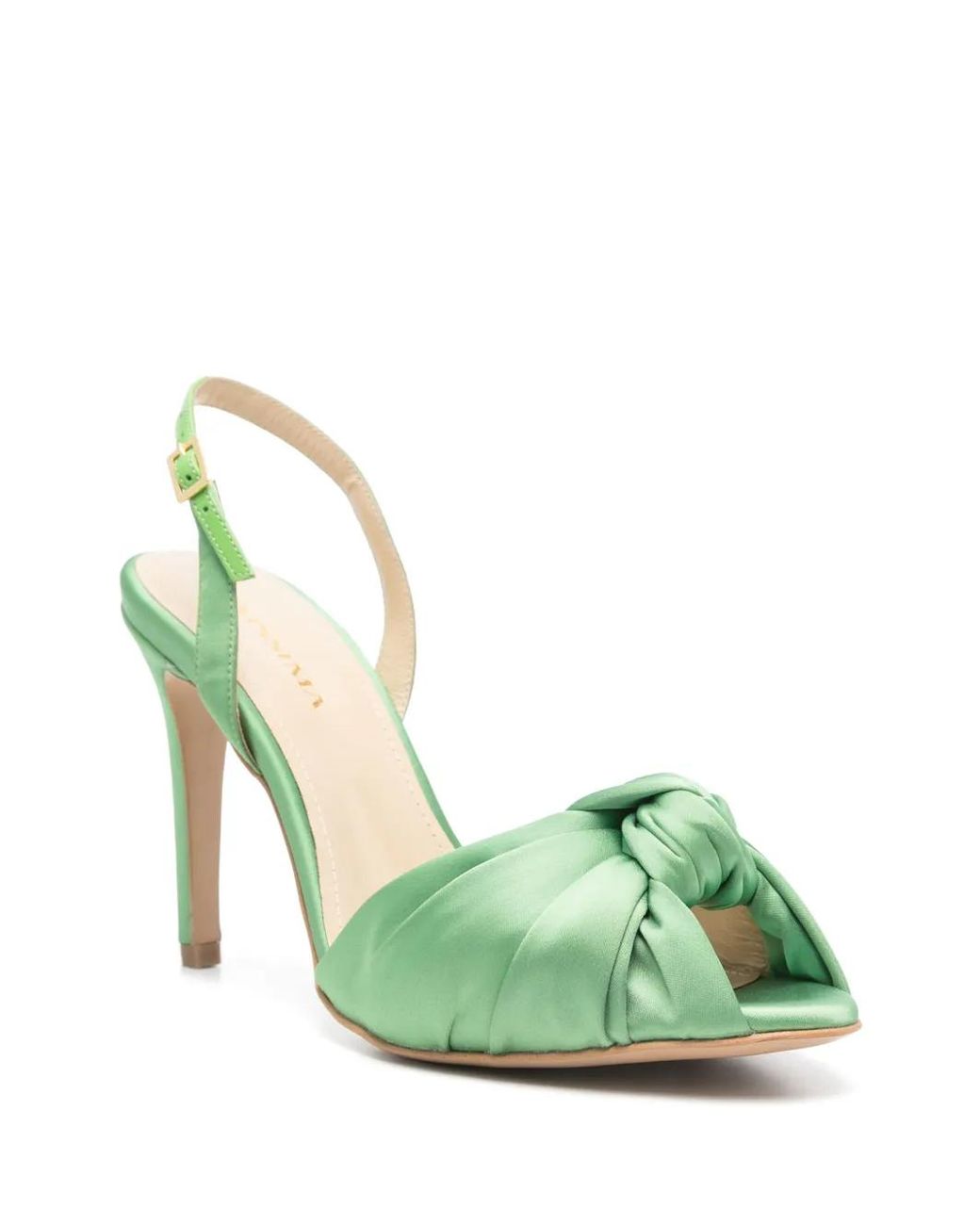 Ginissima Green 95Mm Sofia Sandals