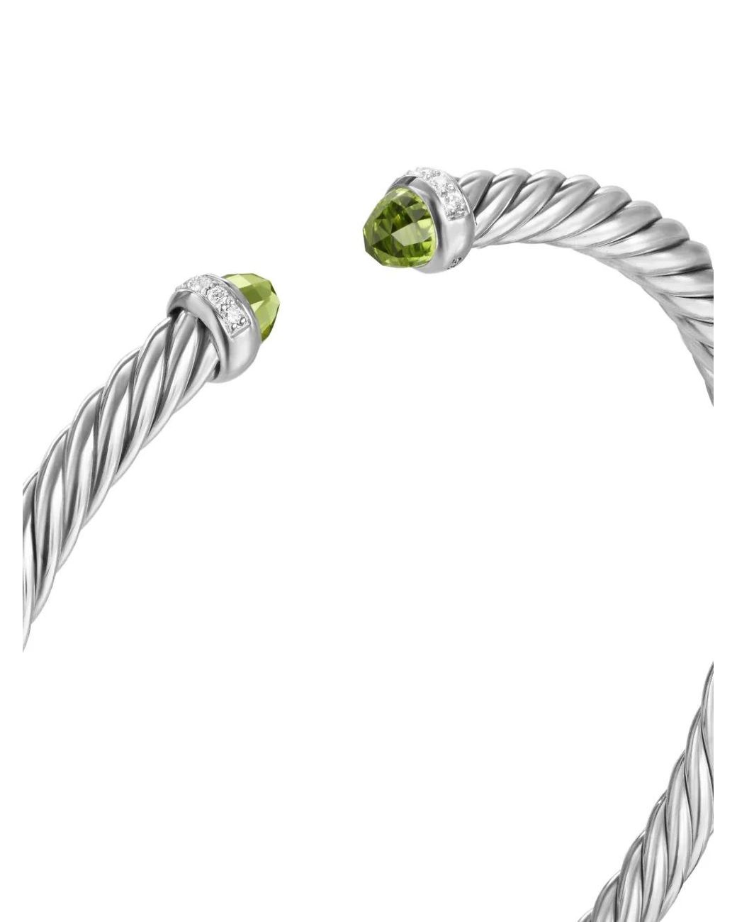 Bracciale Cablespira di David Yurman in White