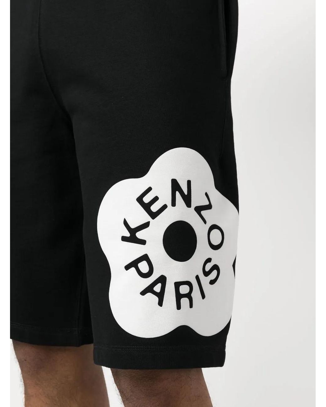 KENZO Black Bermuda Boke Flower for men