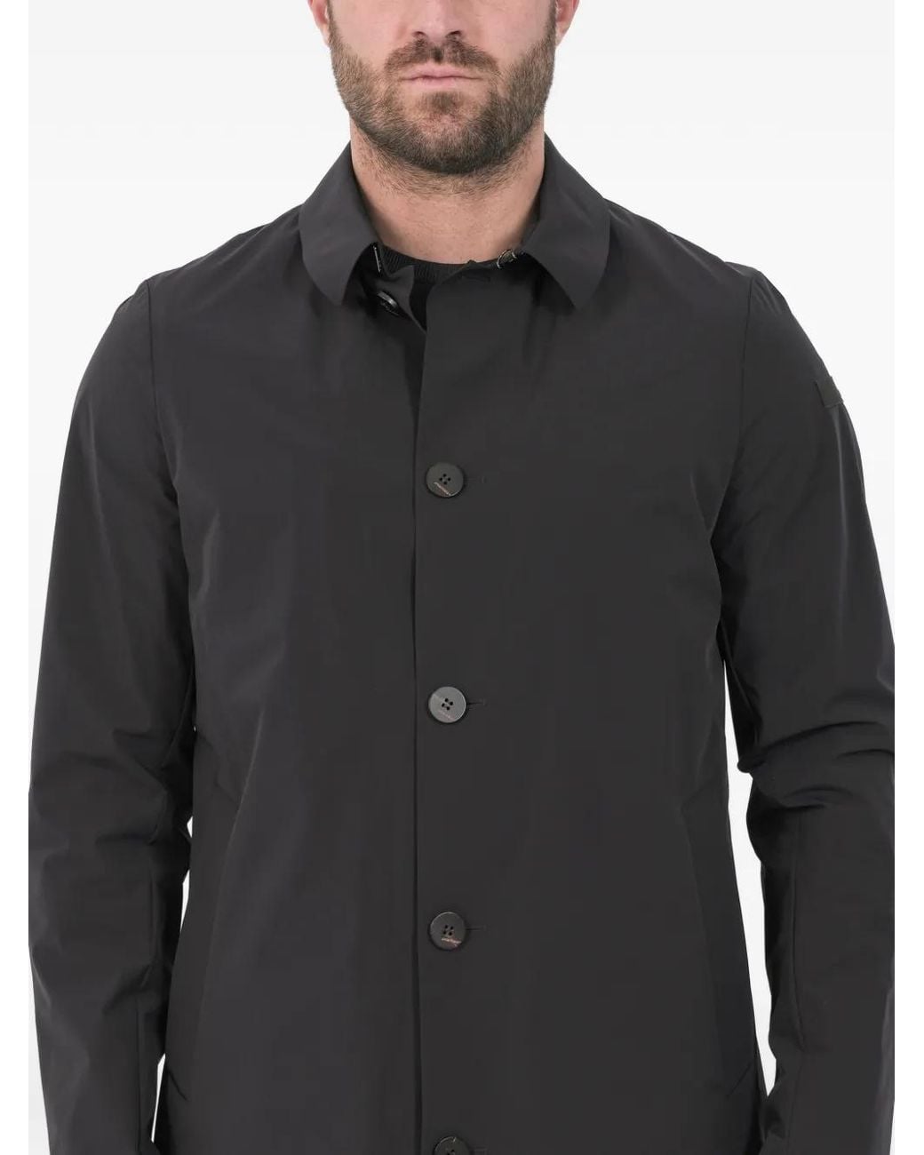 Abrigo Con Botones Rrd de hombre de color Gray