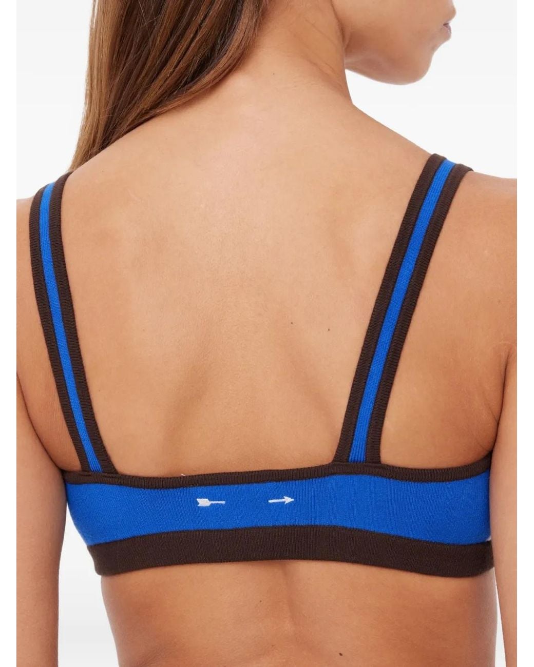 The Upside Blue Montage Rory Scoop-Neck Sports Bra