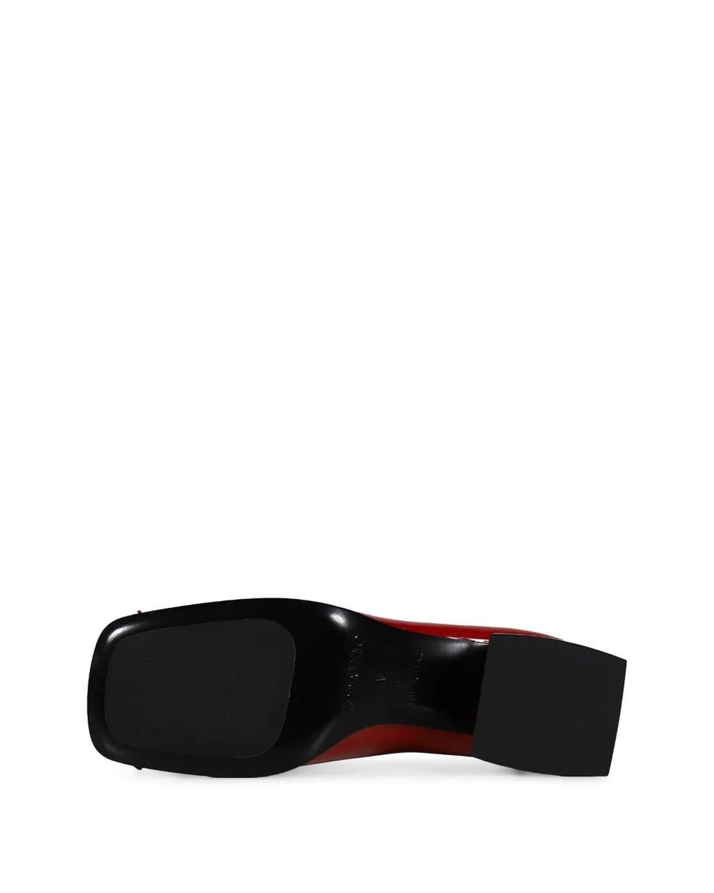 NODALETO Red Bulla Node Square-Toe Pumps