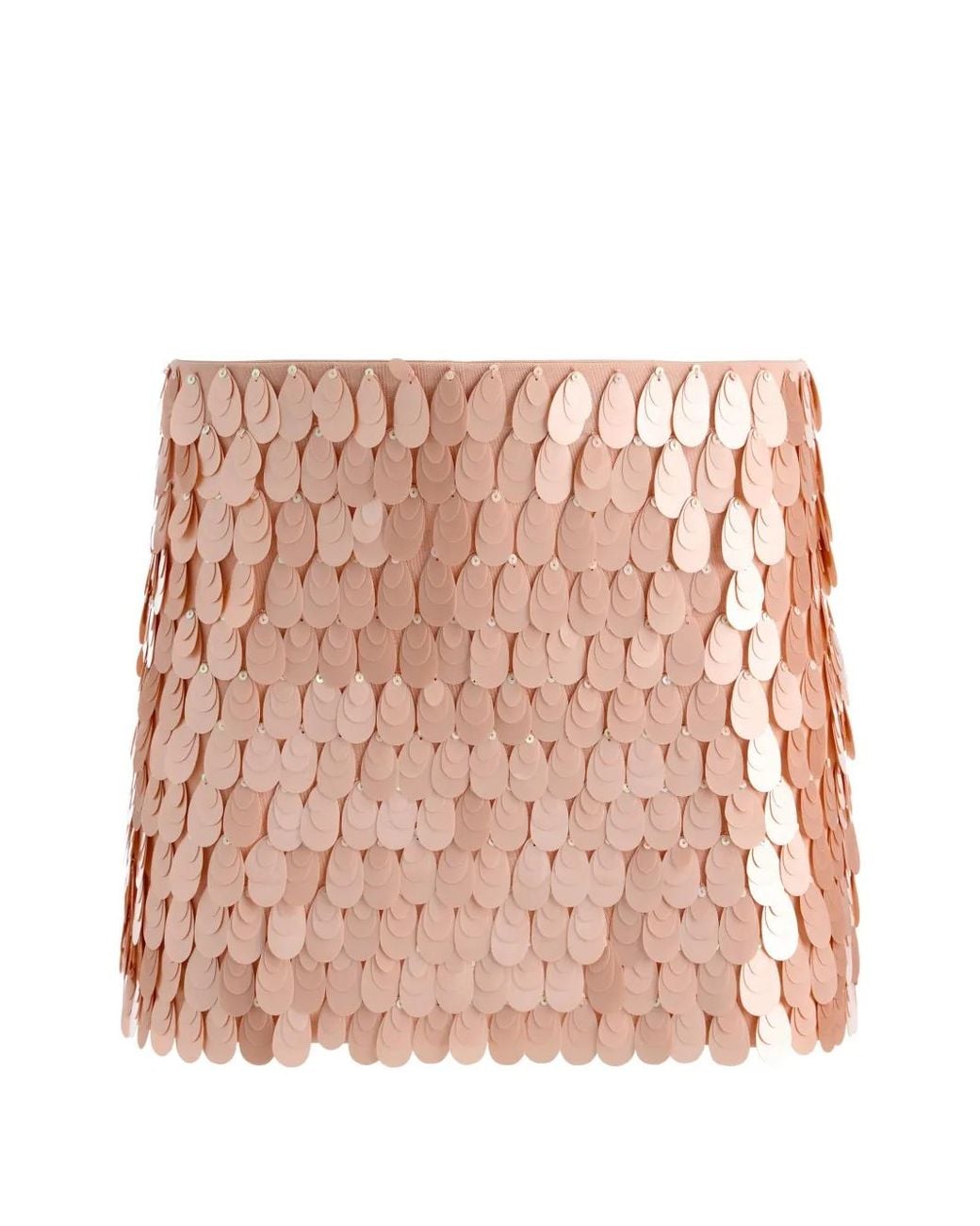 Alice + Olivia Pink Paillette-Embellished Skirt