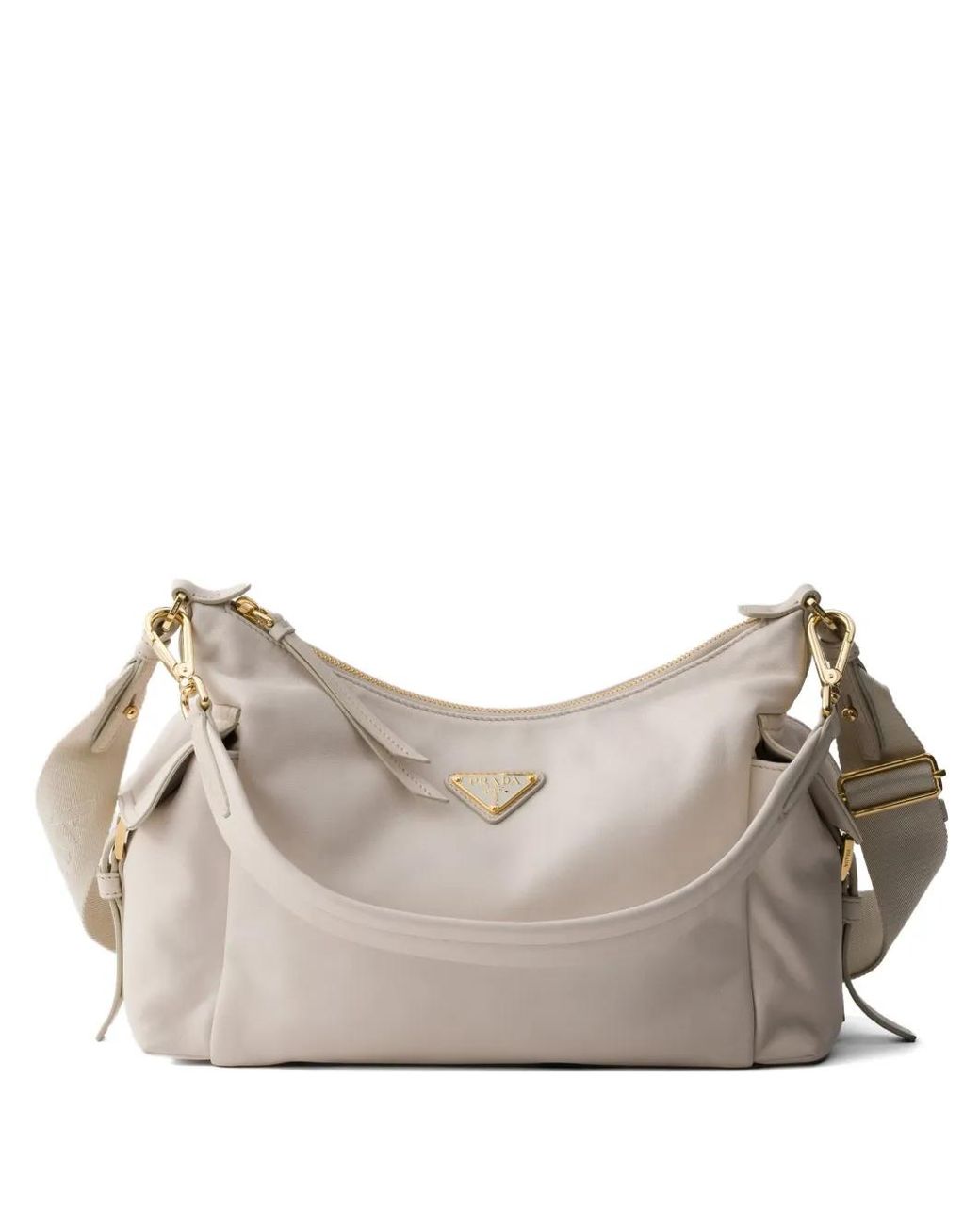Borsa Explore Grande di Prada in Gray