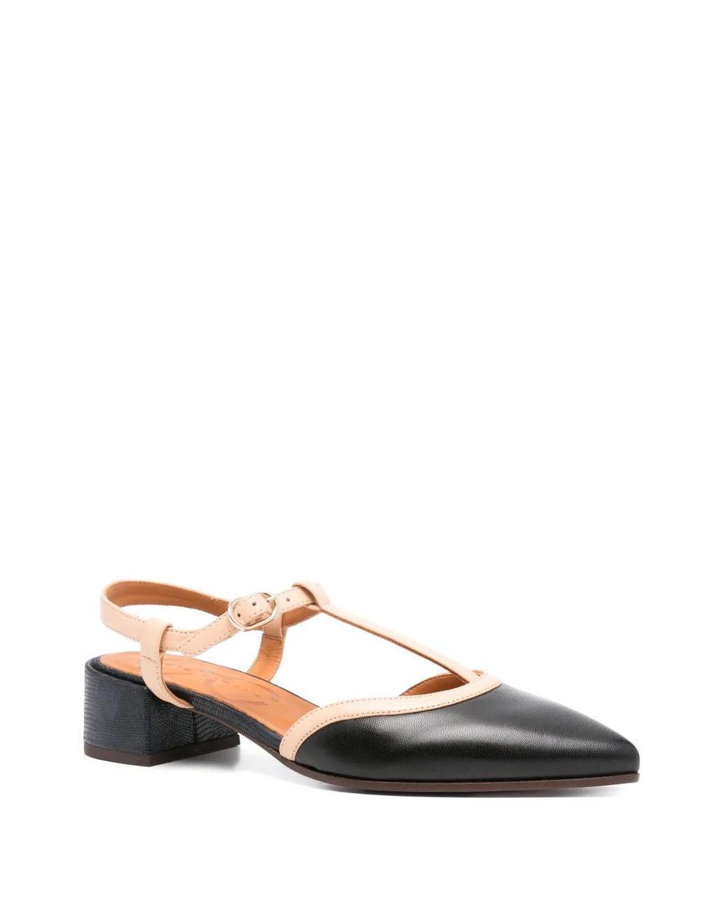 Chie Mihara Black 40Mm Leather Pumps
