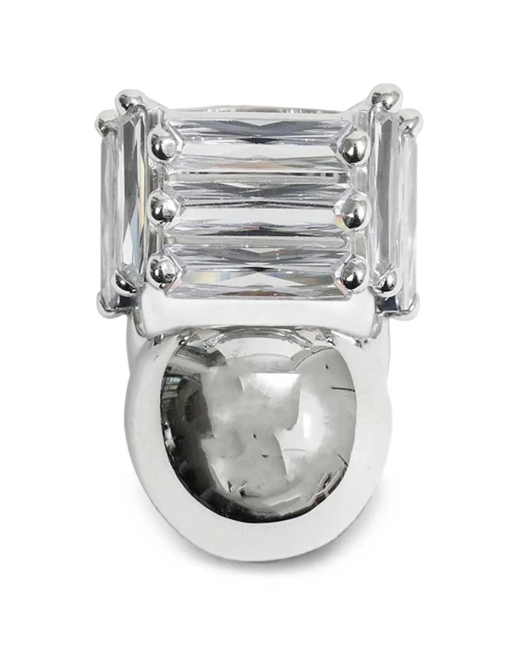 ALAN CROCETTI Gray Armadillo Armour Ring
