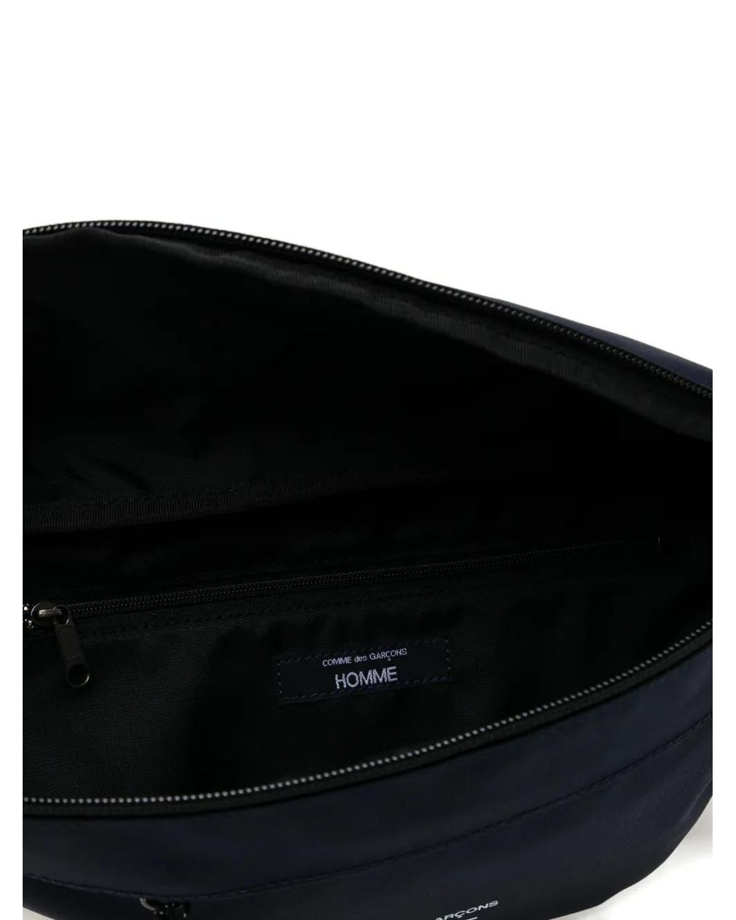 Borsa Con Stampa Logo di Comme des Garçons in Black da Uomo