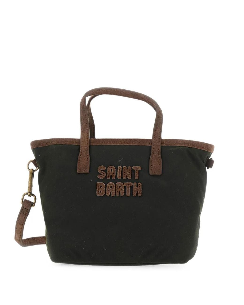 Mc2 Saint Barth Black Mini City Tote Bag