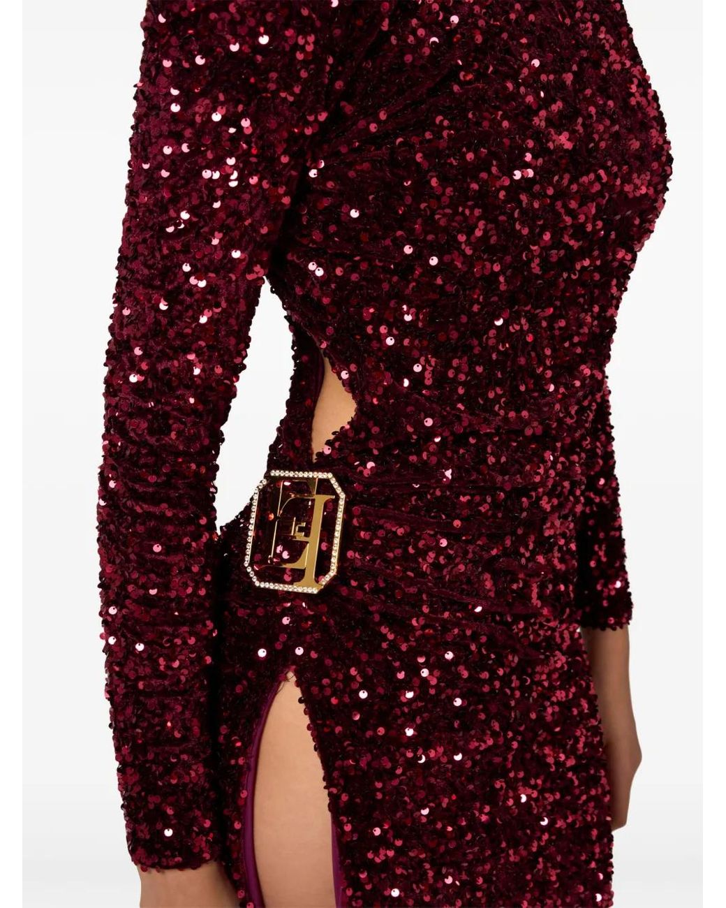 Elisabetta Franchi Purple Dresses