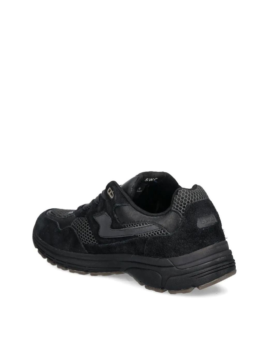 Stepney Workers Club Black Amiel S-Strike Sneakers for men