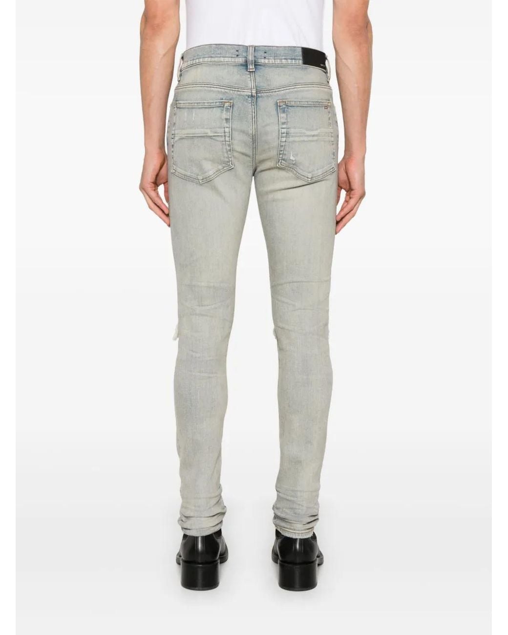 Amiri Blue Premium Suede Mx1 Jean For for men