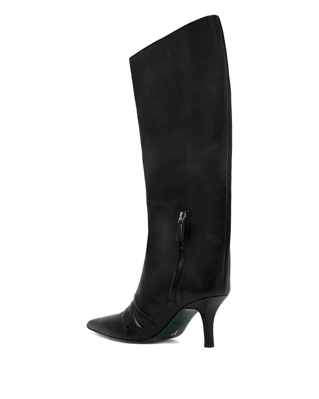 Patrizia Pepe Black 70Mm Pointed-Toe Boots