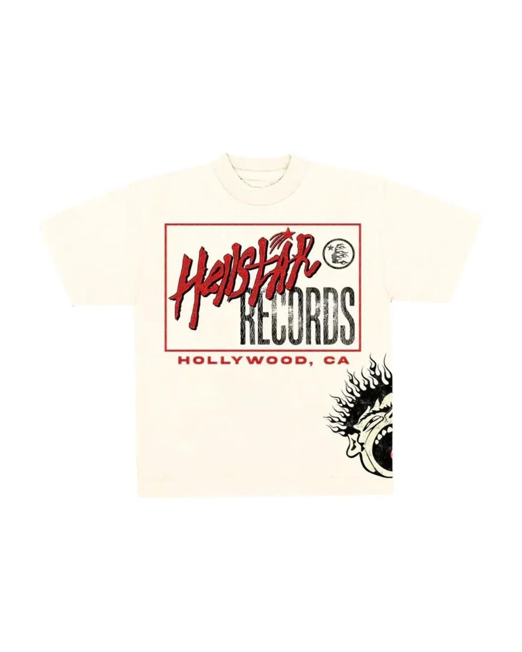 HELLSTAR White Records T-Shirt for men