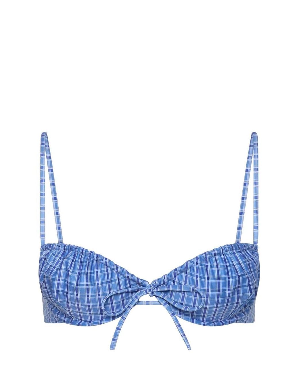 Faithfull The Brand Blue Ombra Bikini Top