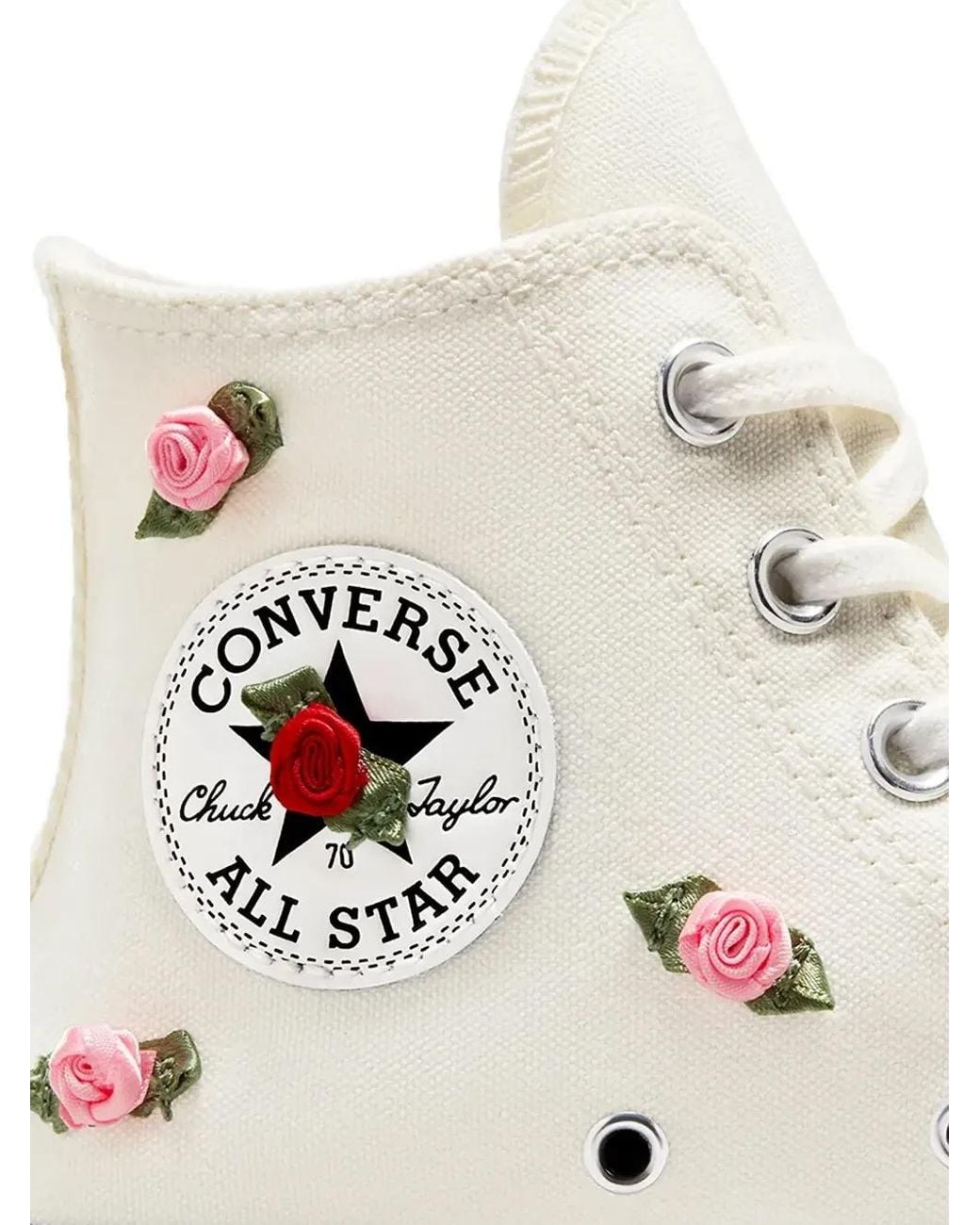Converse Chuck Taylor All-Star High-Top Sneakers Met Borduurwerk in het White