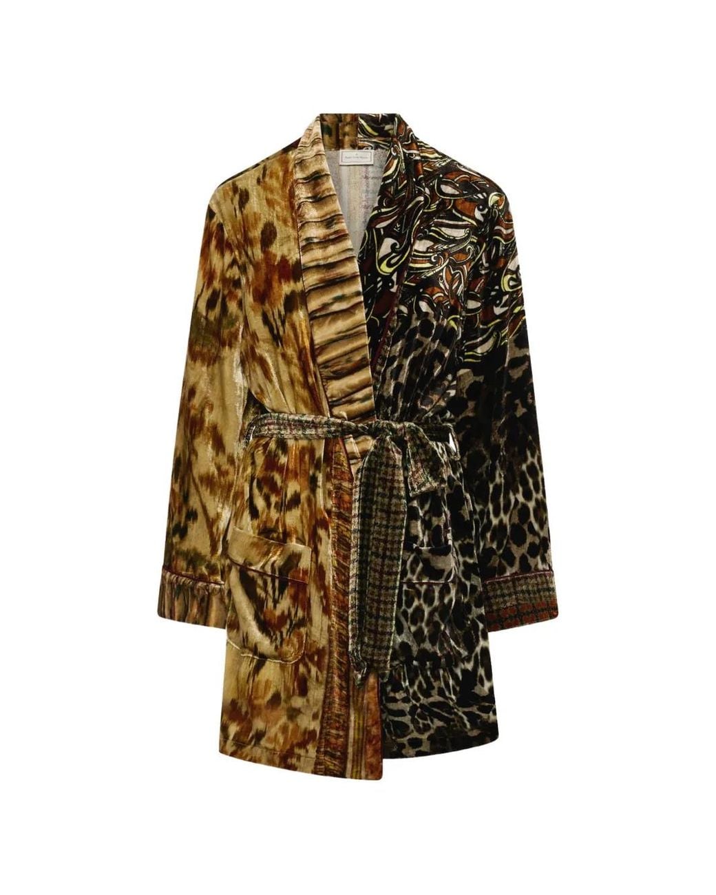 Pierre Louis Mascia Multicolor Kanada Animal-Print Dressing Gown