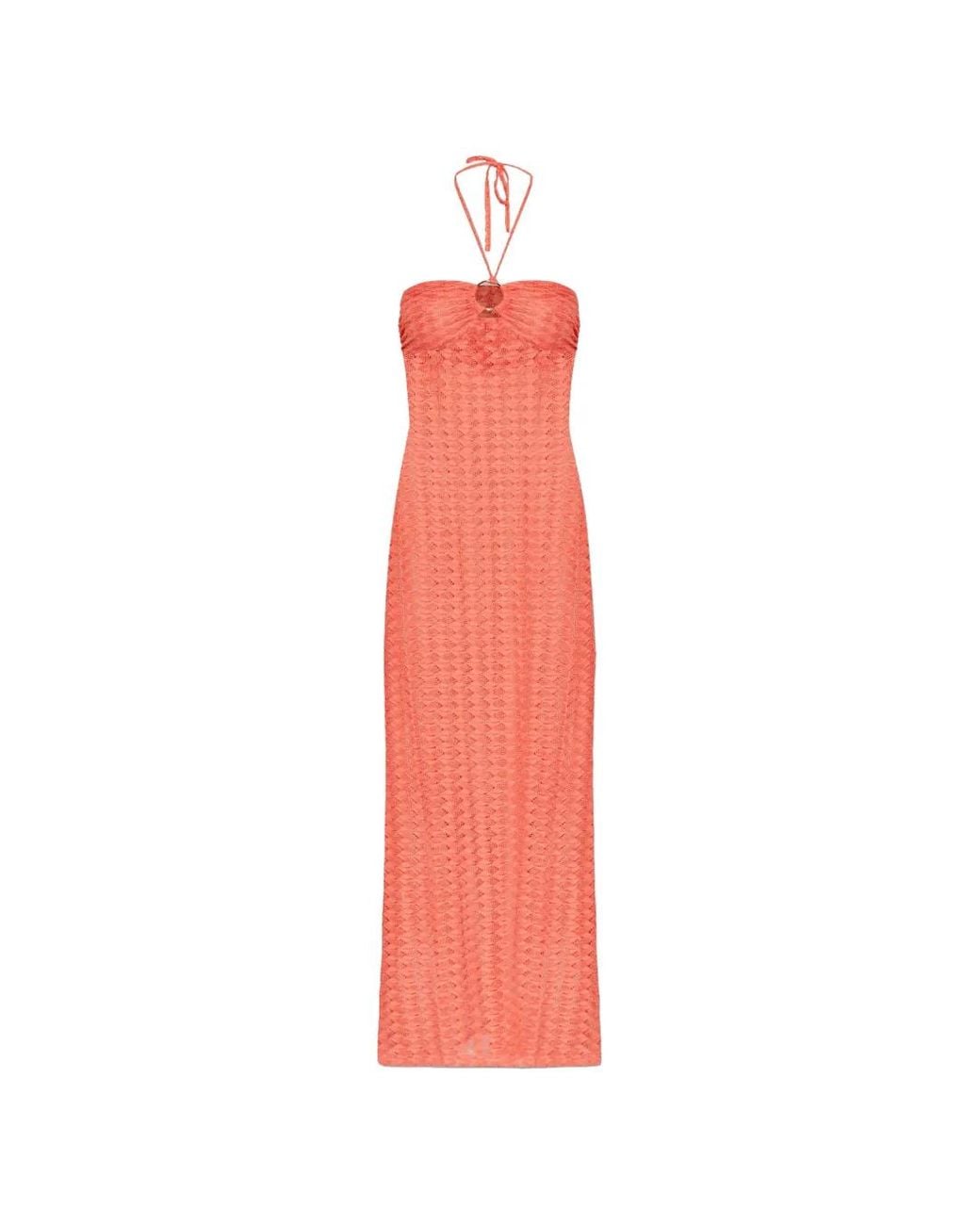 Melissa Odabash White Harriet Halterneck Maxi Dress