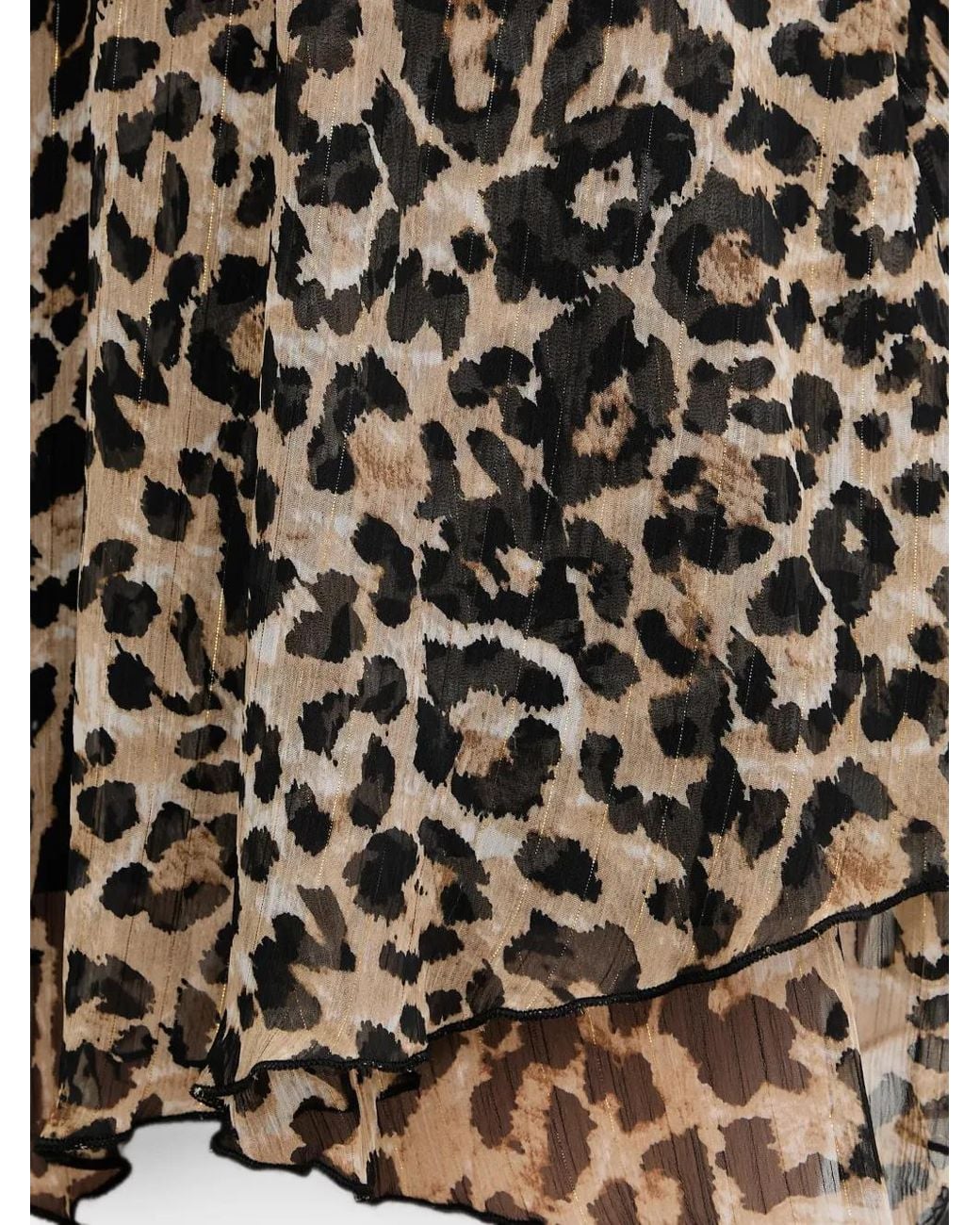 Morgan Black Leopard-Print Wrap-Style Mini Dress