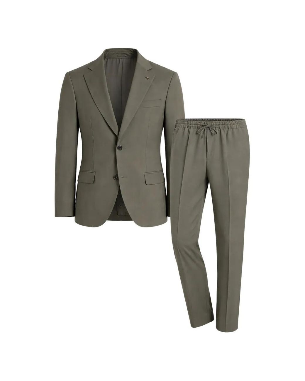 Pal Zileri Gray Costume Boutonné À Lien De Resserrage for men