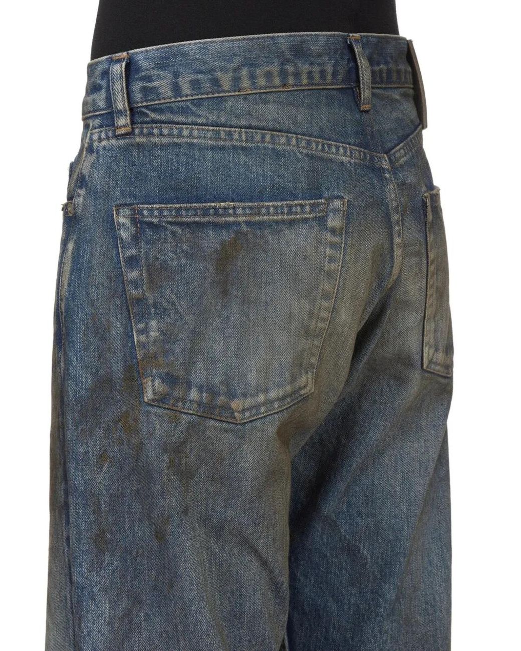 Rick Owens Blue Pantaloni for men