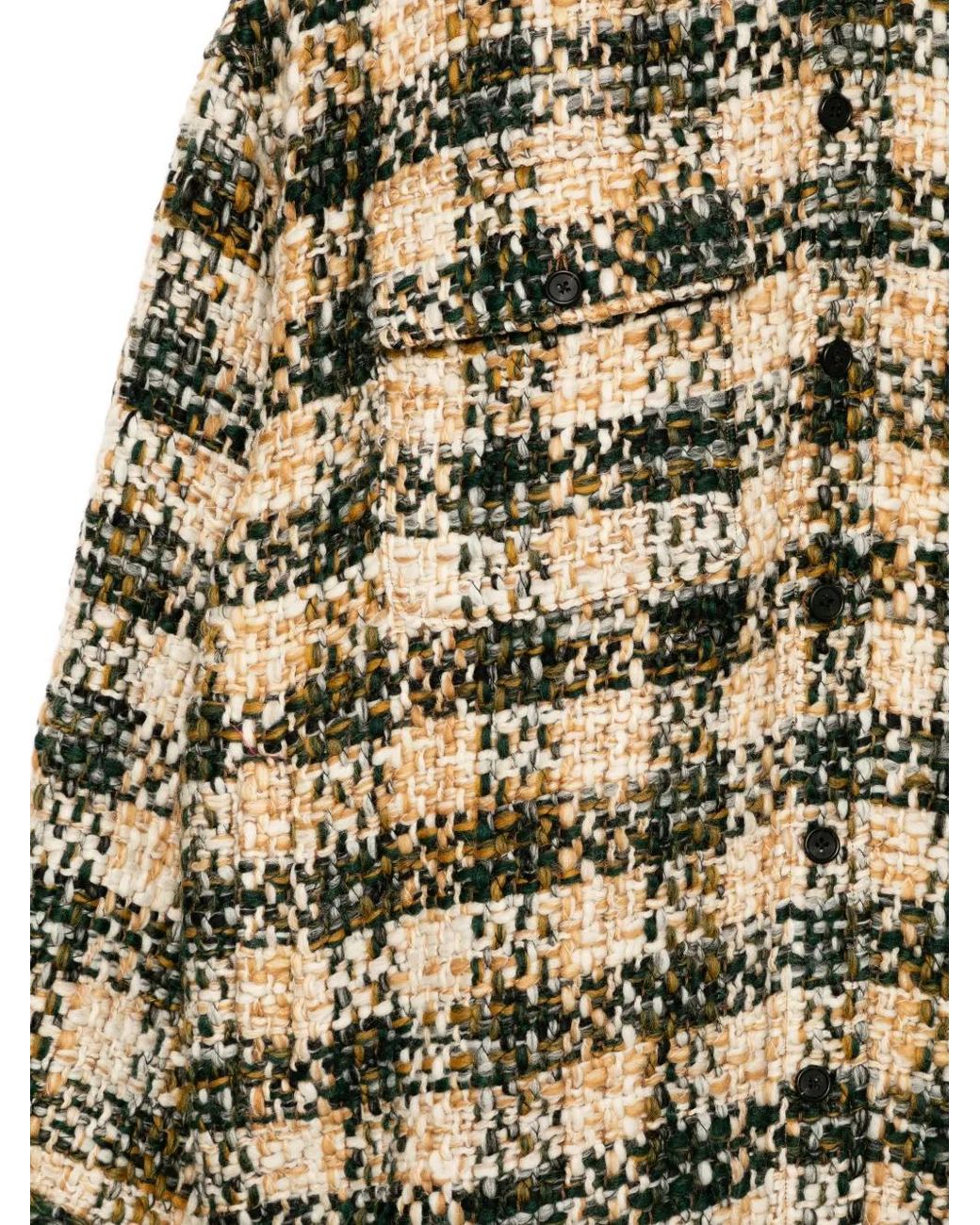 Monse Brown Oversized Shirt Coat