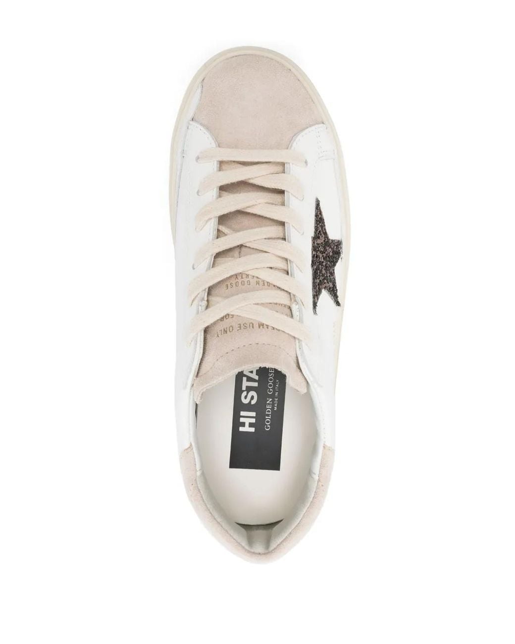 Golden Goose Deluxe Brand White Leather Sneaker With Logo