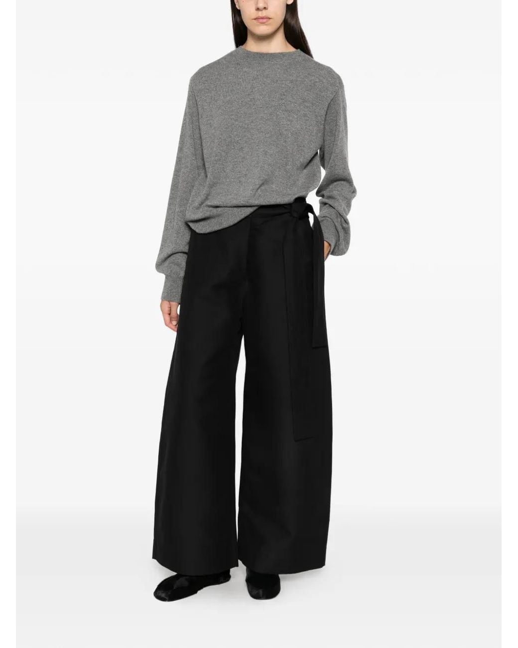 Sofie D'Hoore Black Minos Crew Neck Sweater