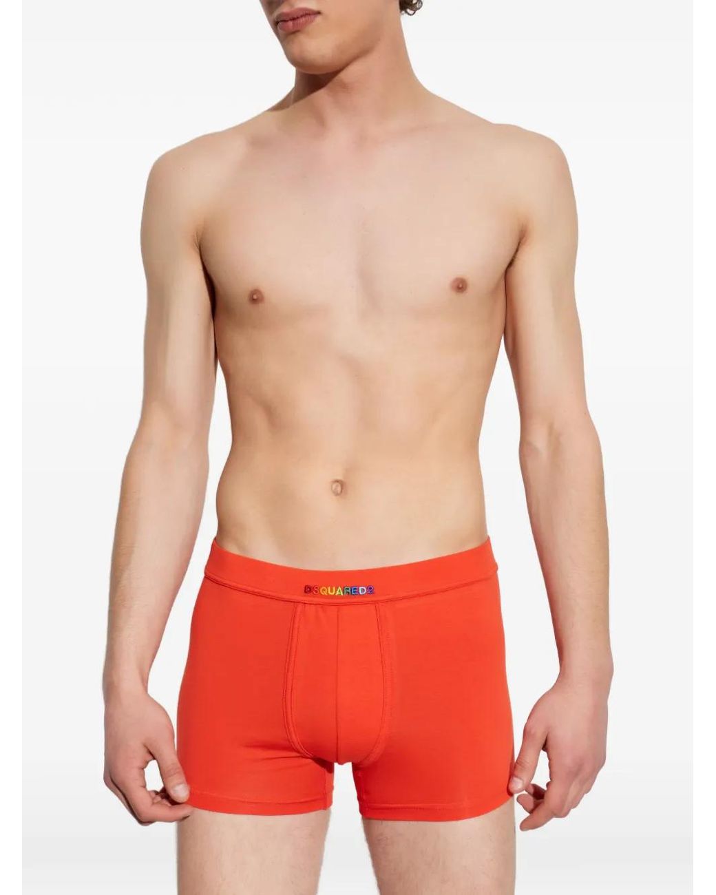 DSquared² Logo-Embroidered Boxers for men